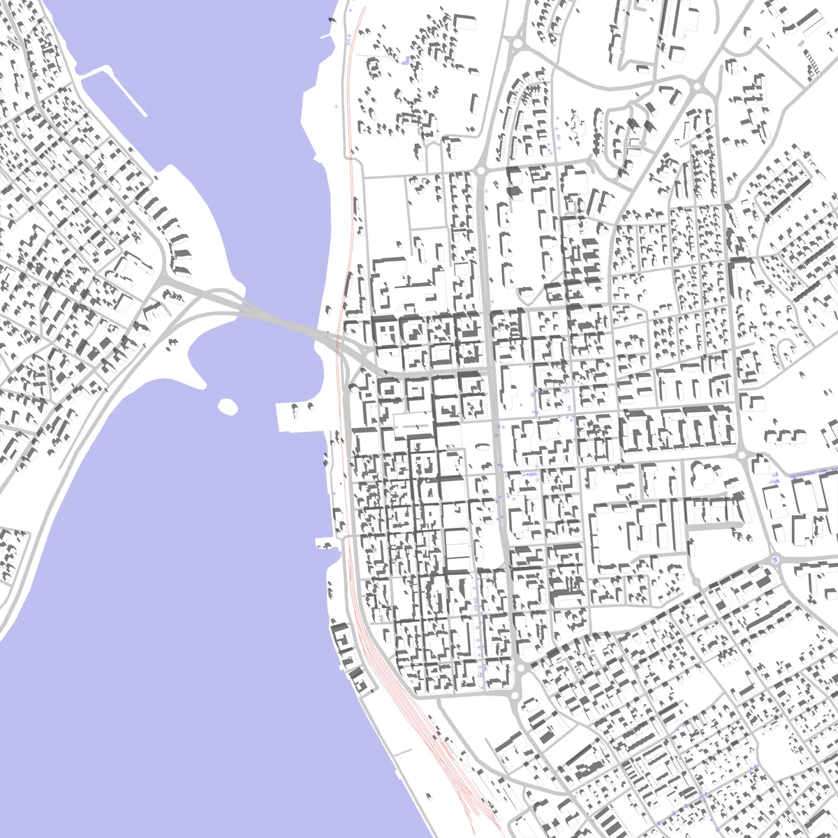 Östersund site plan (2.5 km)