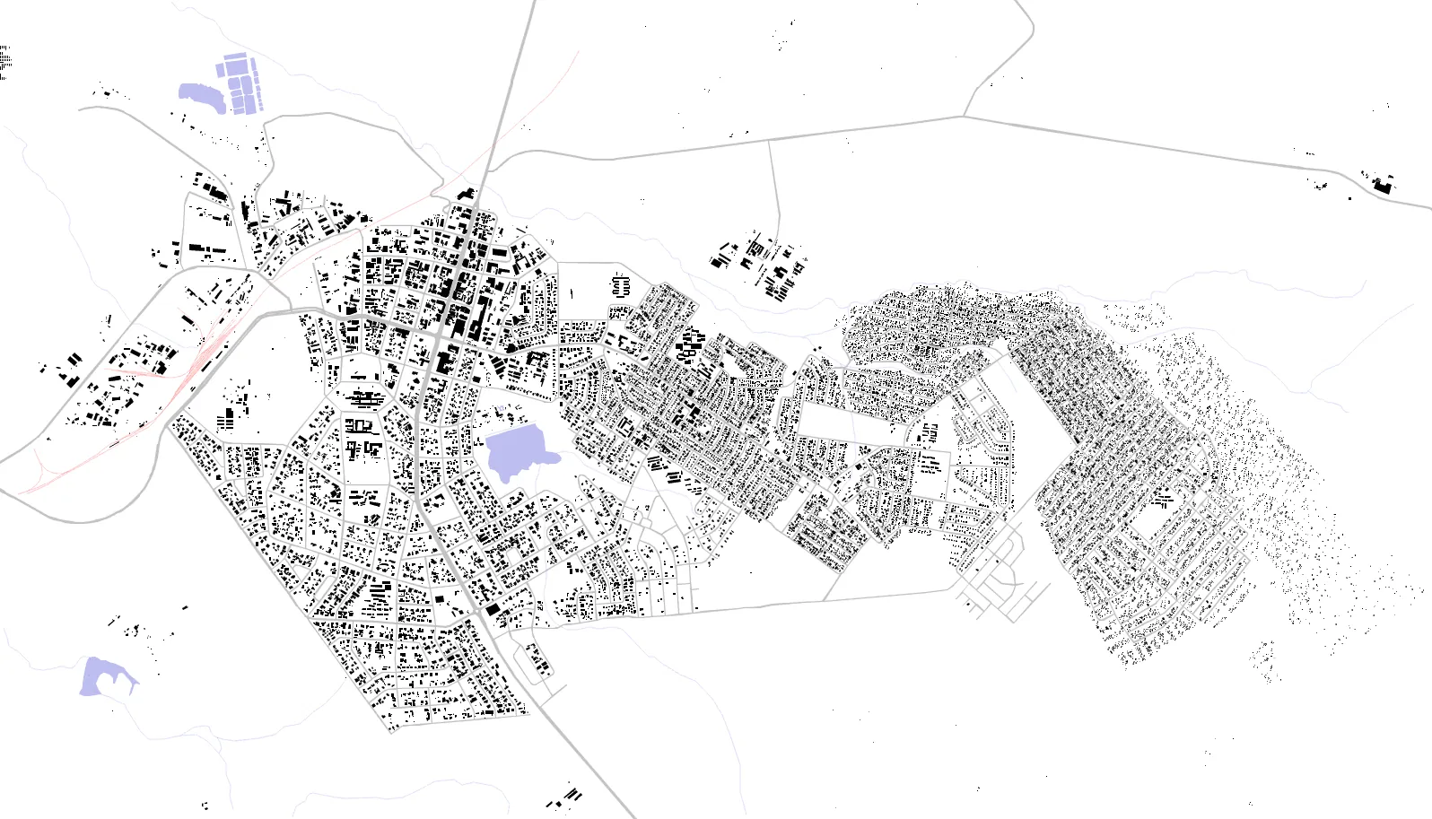 Otjiwarongo figure ground plan