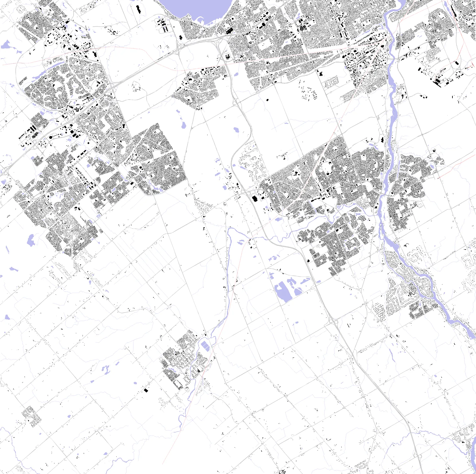 Ottawa figure ground plan