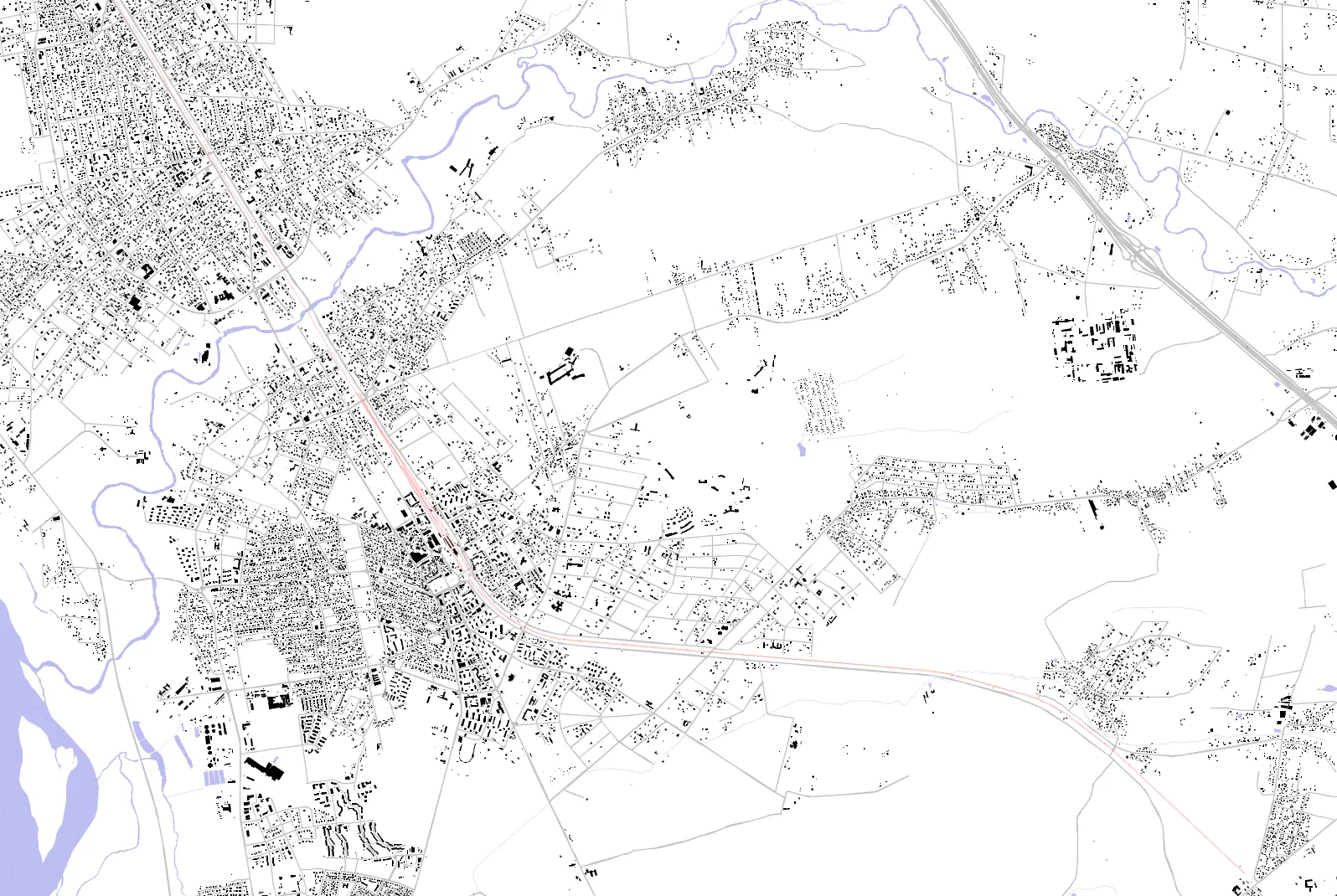 Otwock figure ground plan