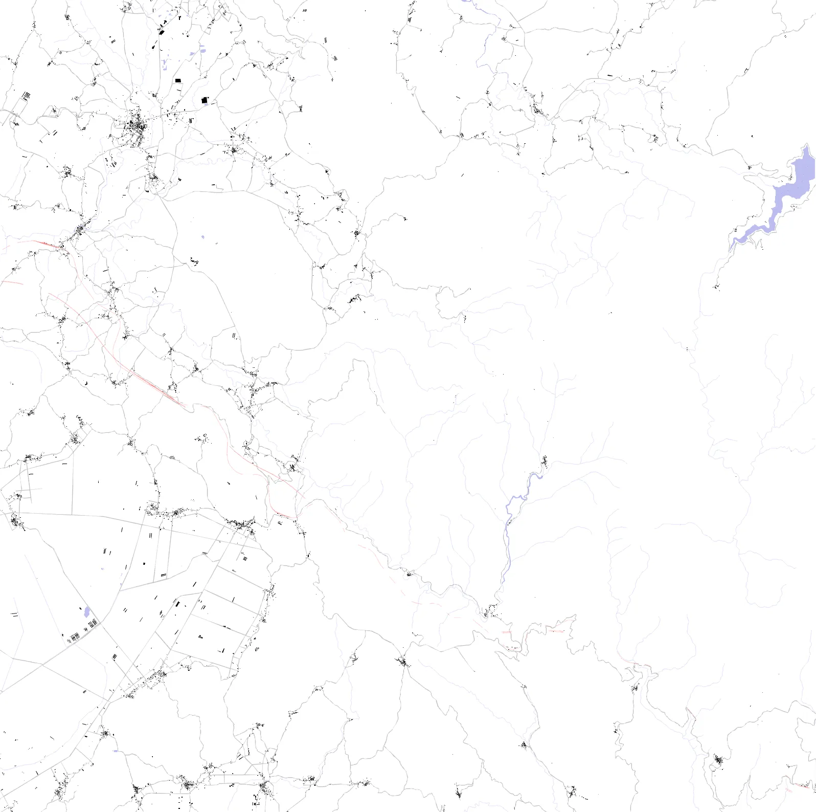 Ourense figure ground plan