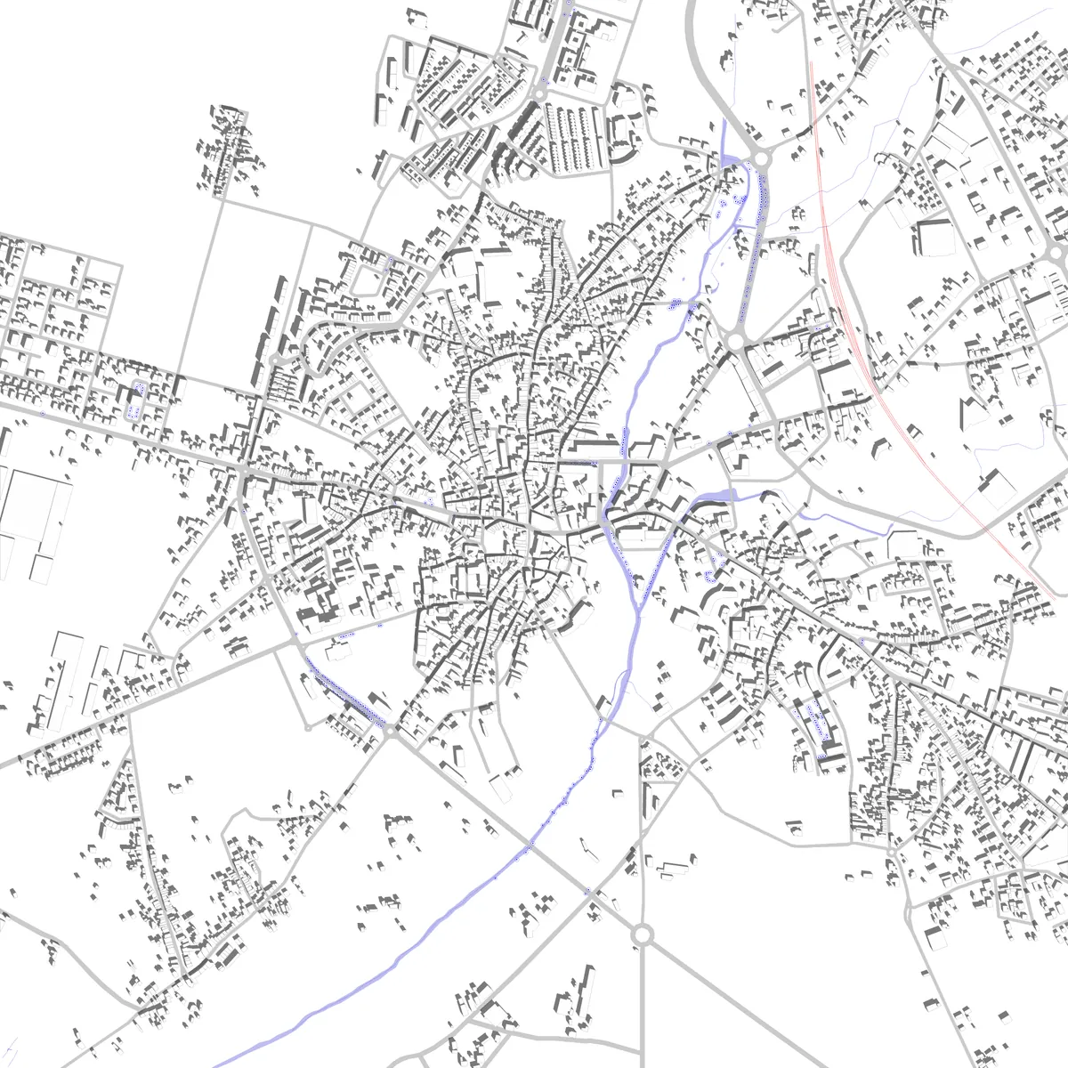 Ovar planta de localização (2,5 km)