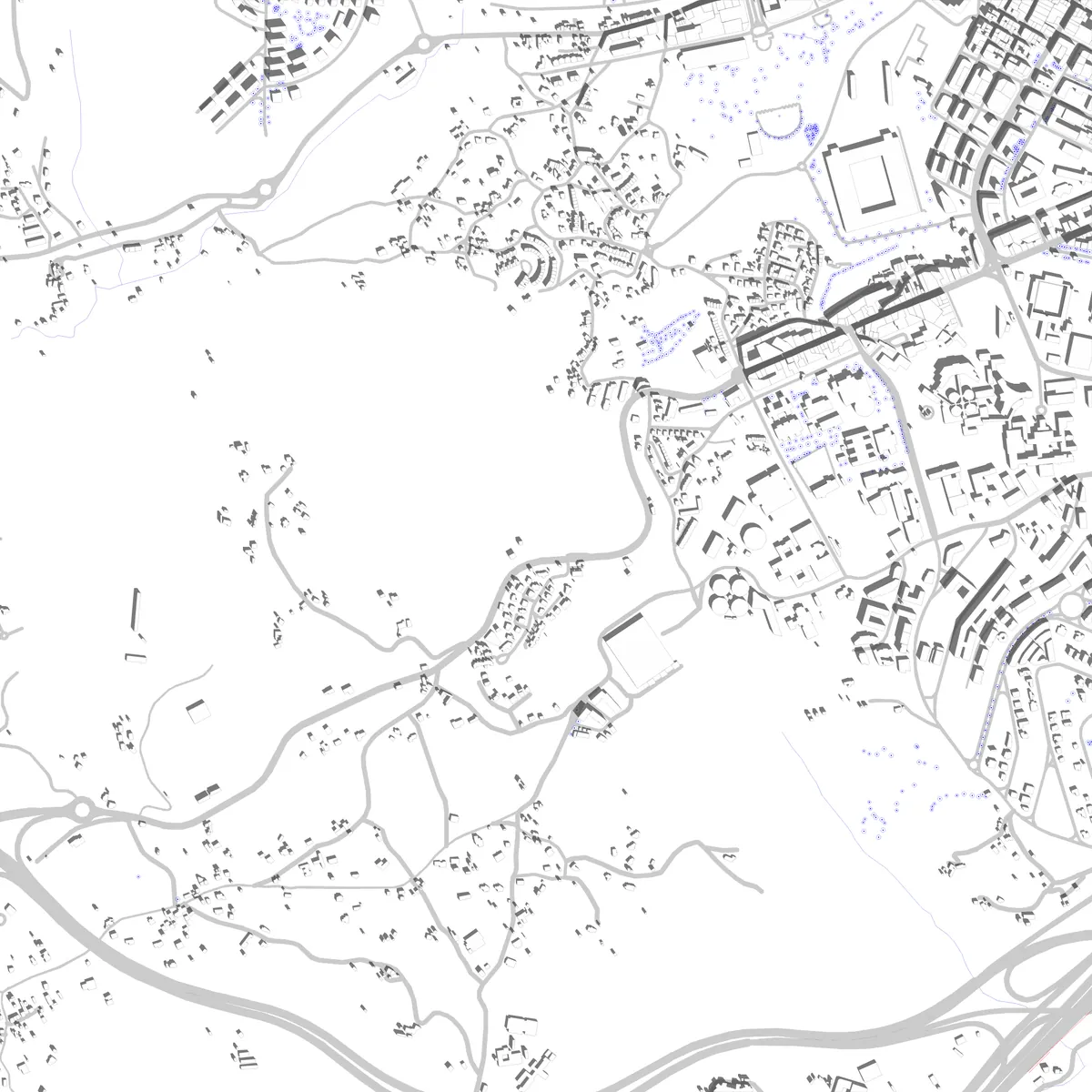 Oviedo plano de situación (2.5 km)