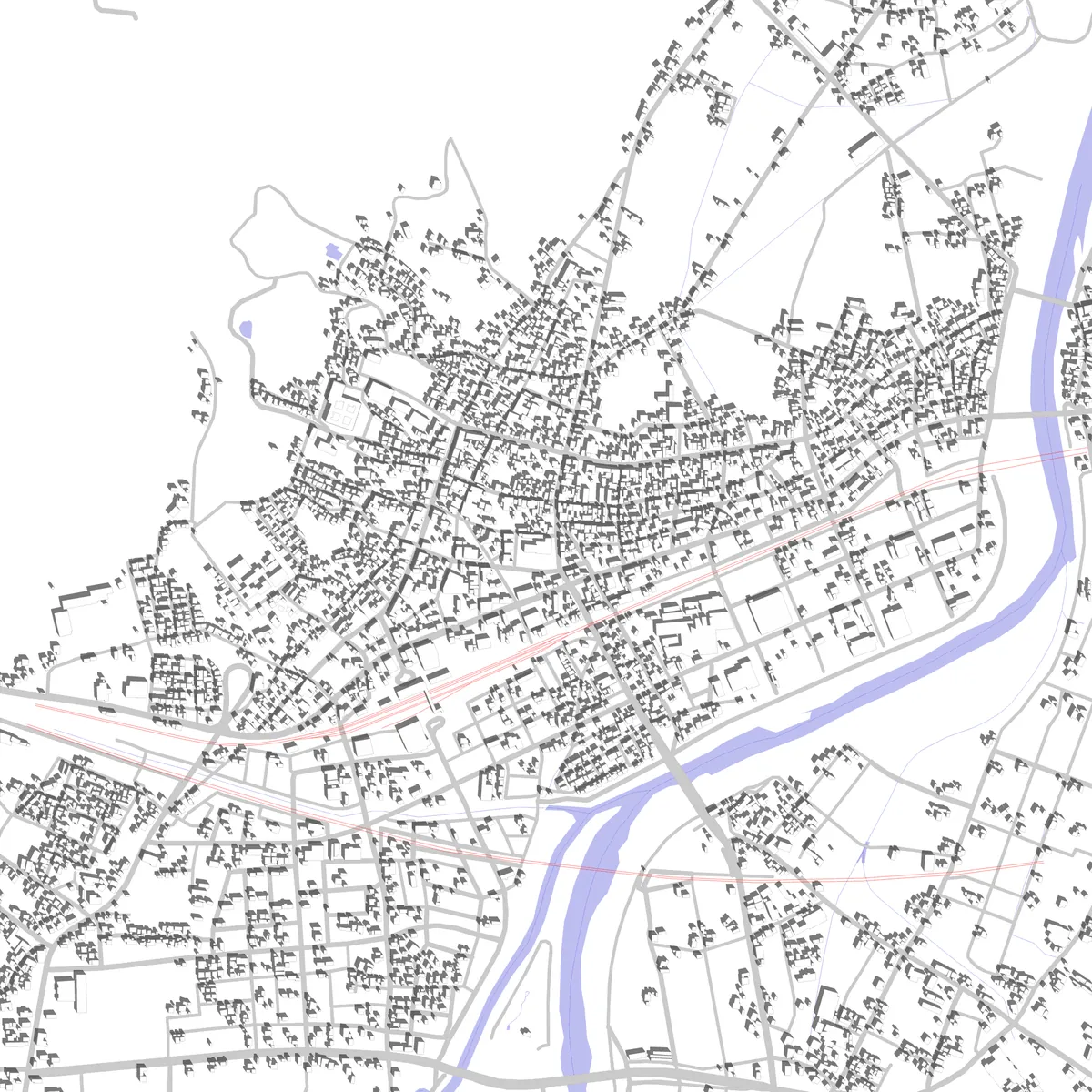 小矢部 敷地図 (2.5 km)