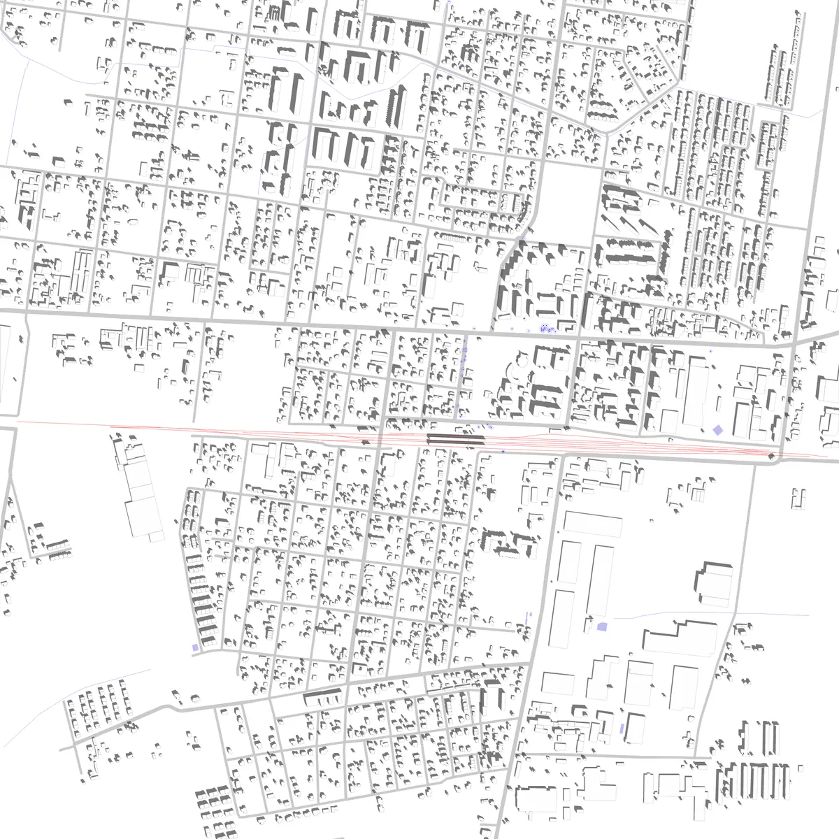 Ożarów Mazowiecki site plan (2.5 km)