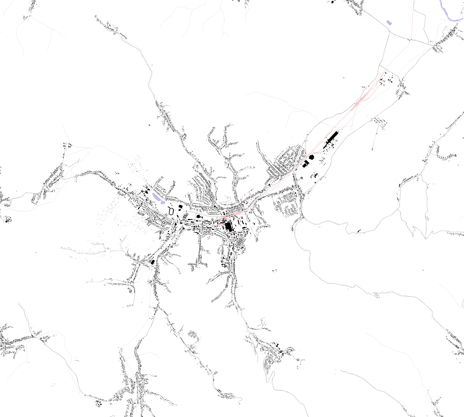 Ózd figure ground plan