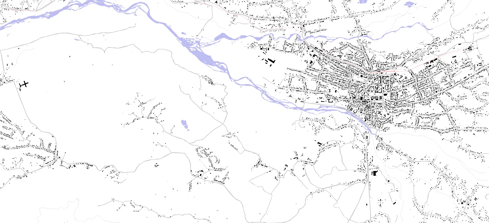 Ozurgeti figure ground plan