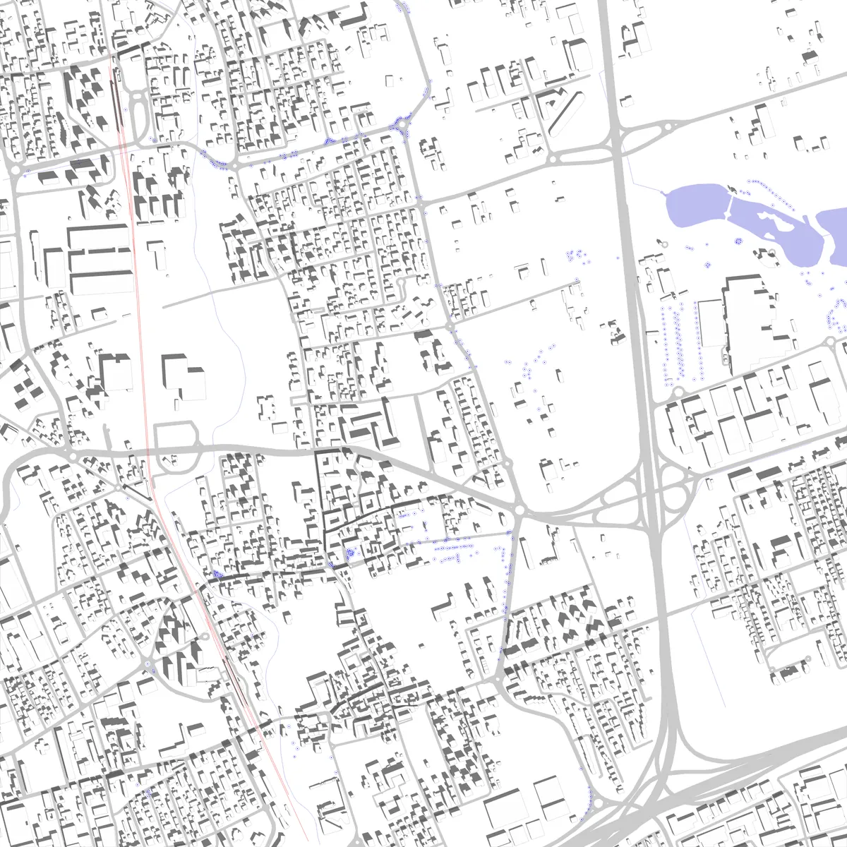 Paderno Dugnano site plan (2.5 km)