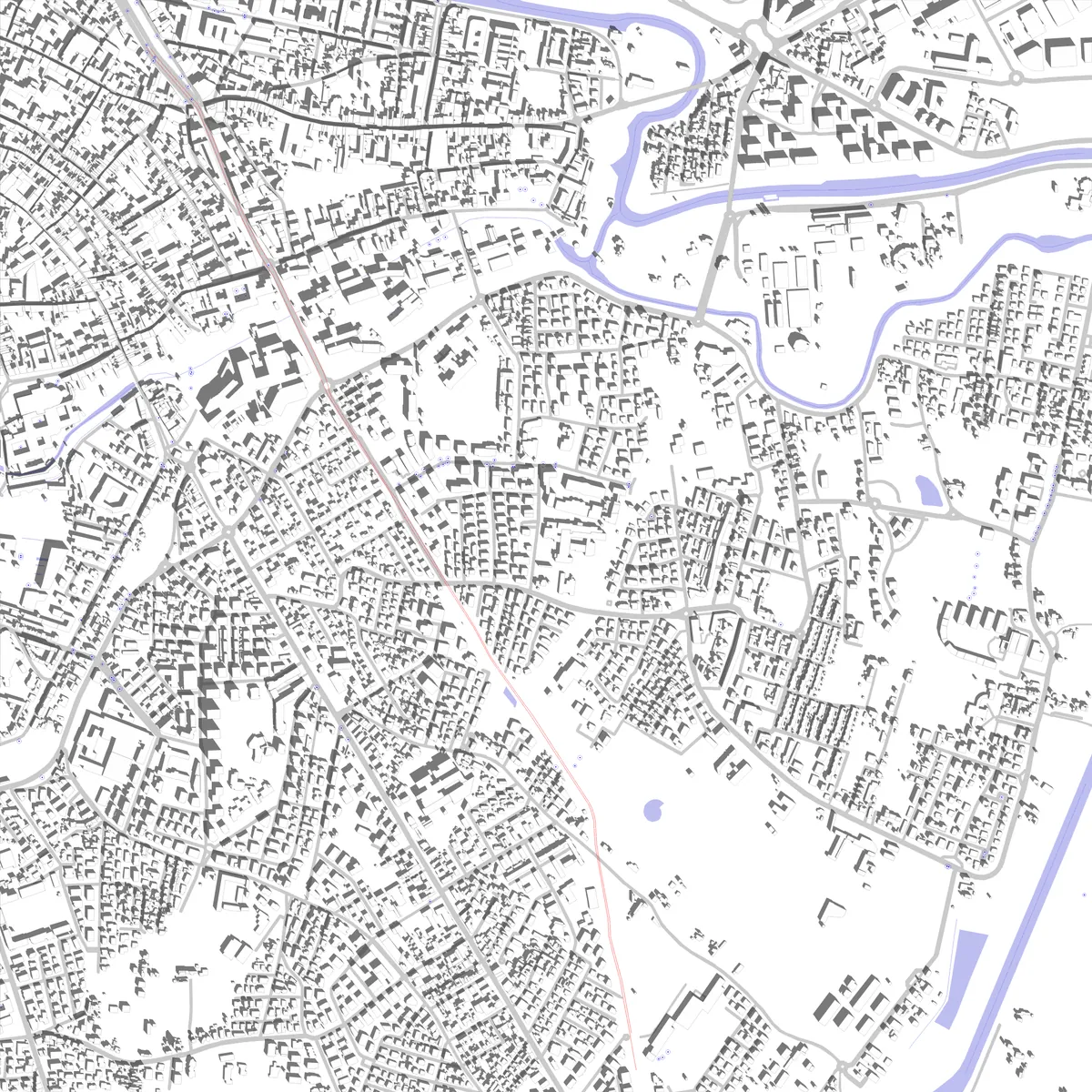 Padua site plan (2.5 km)