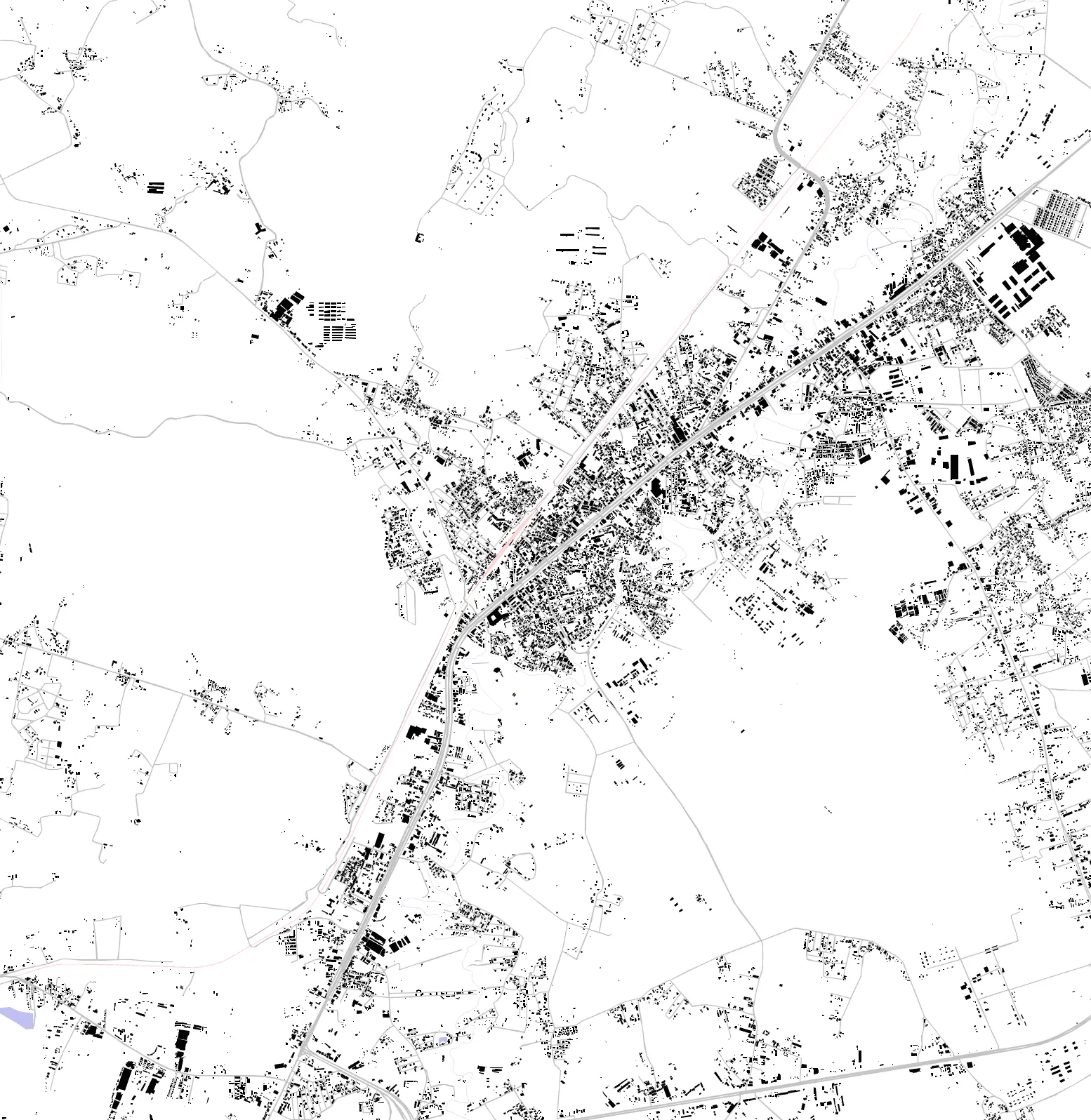 Pak Chong figure ground plan