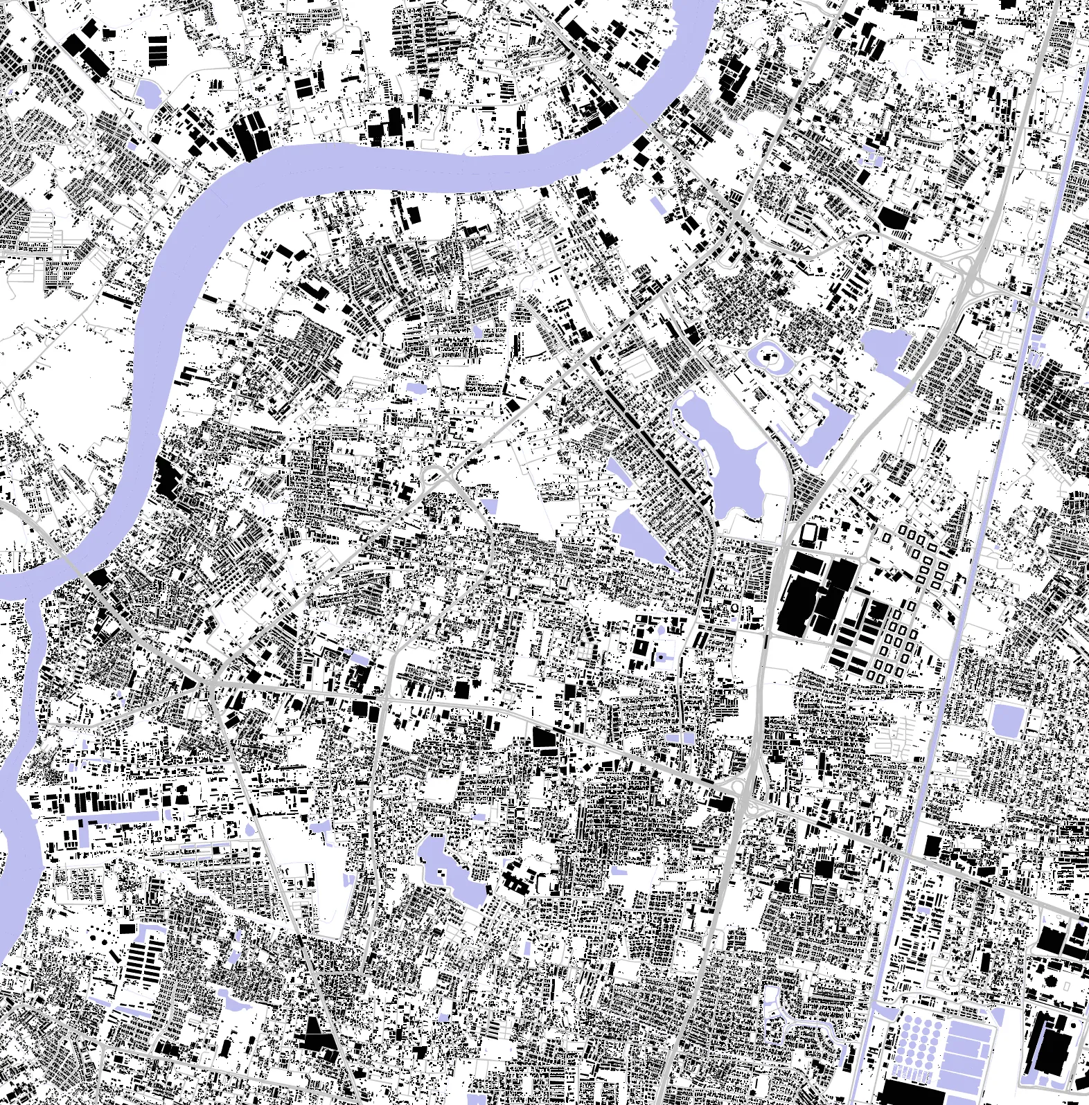 Pak Kret figure ground plan