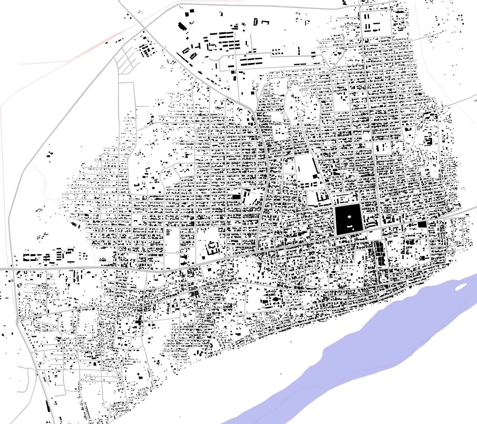 Pakokku figure ground plan