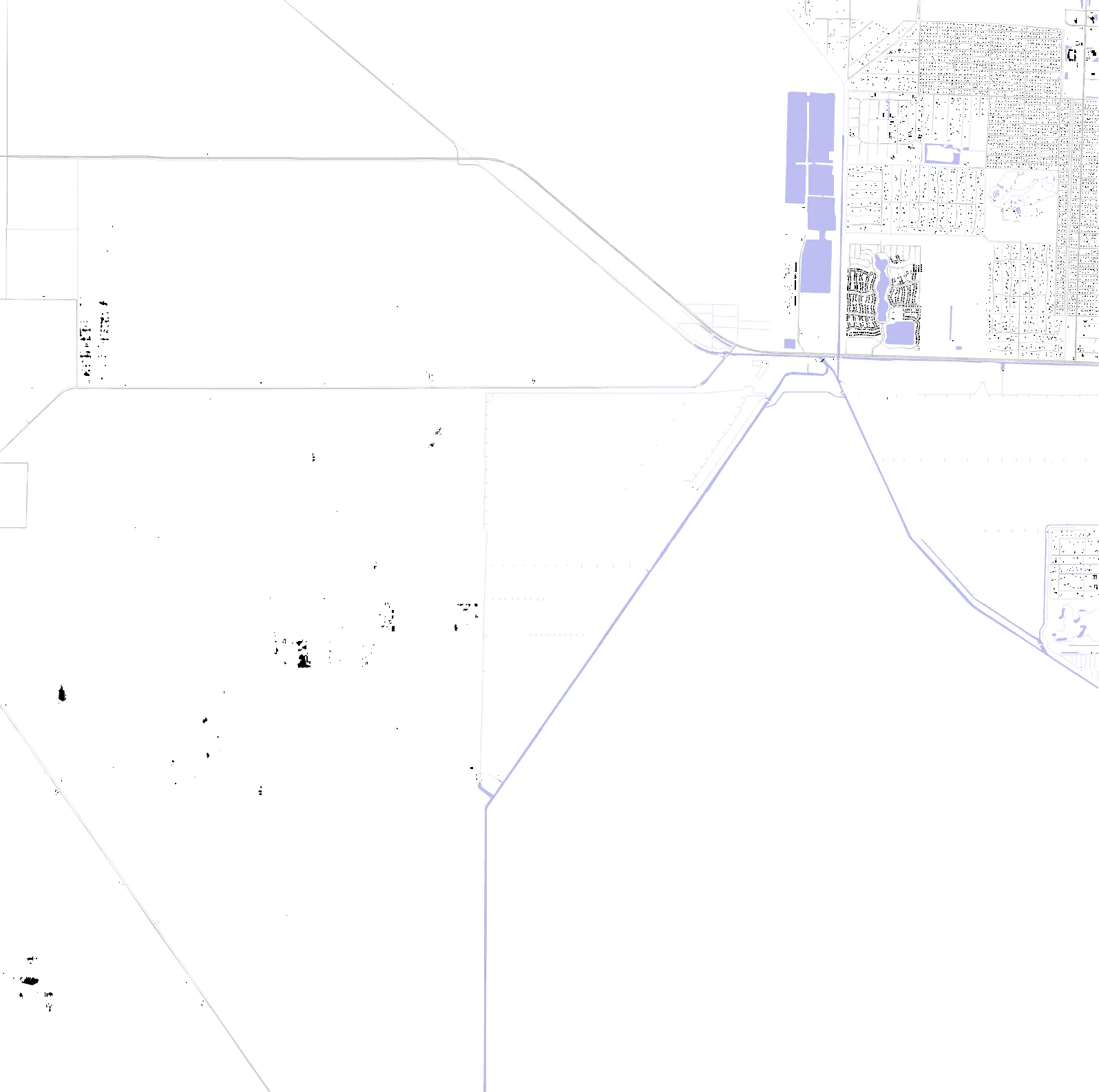 Palm Beach figure ground plan
