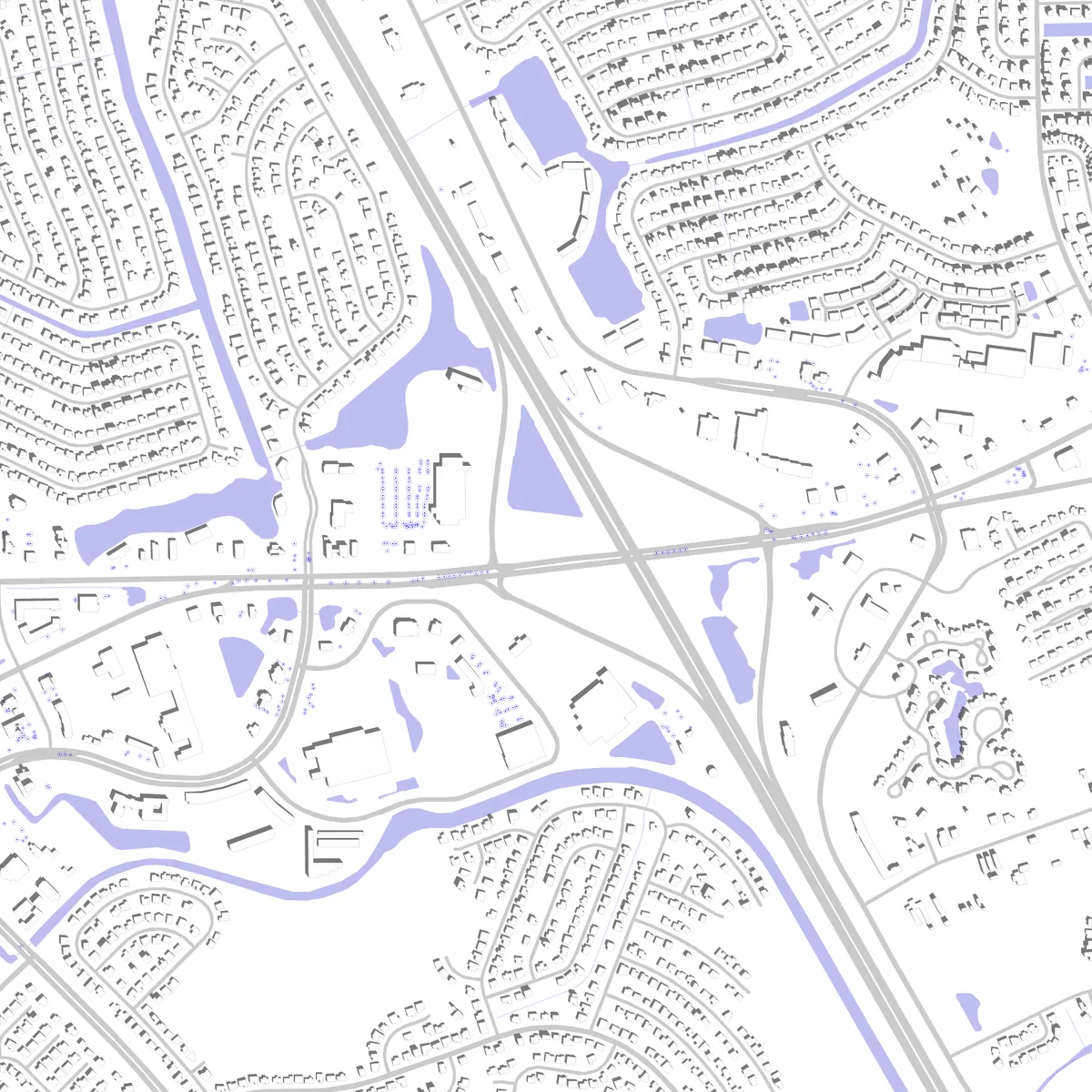 Palm Coast site plan (2.5 km)
