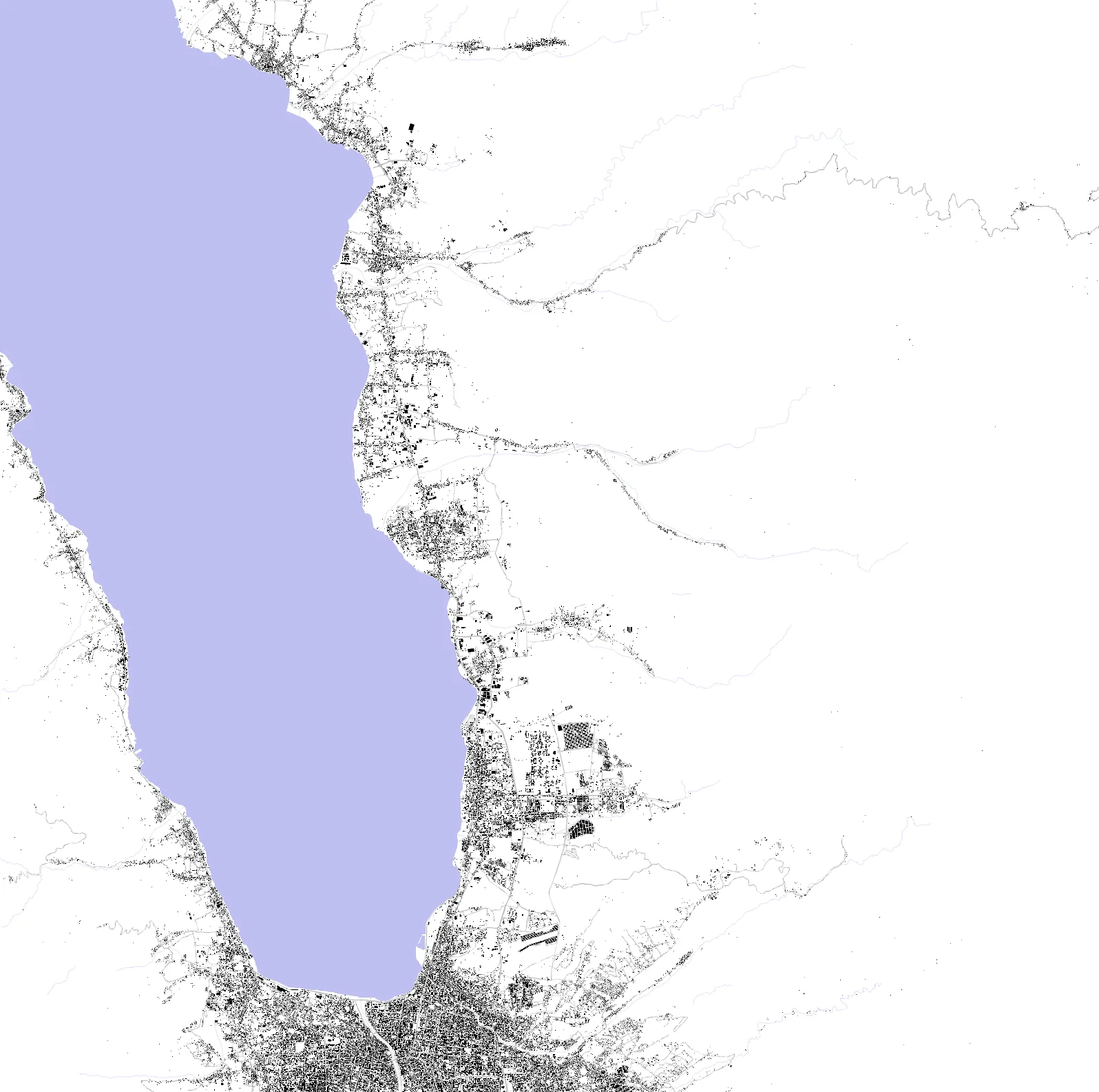 Palu figure ground plan