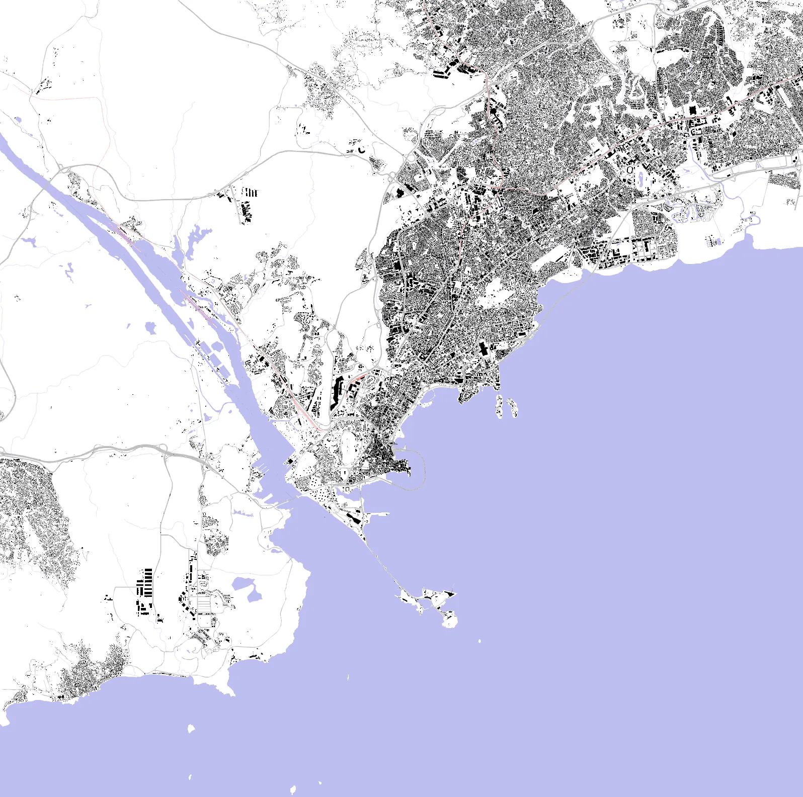Panamá figure ground plan