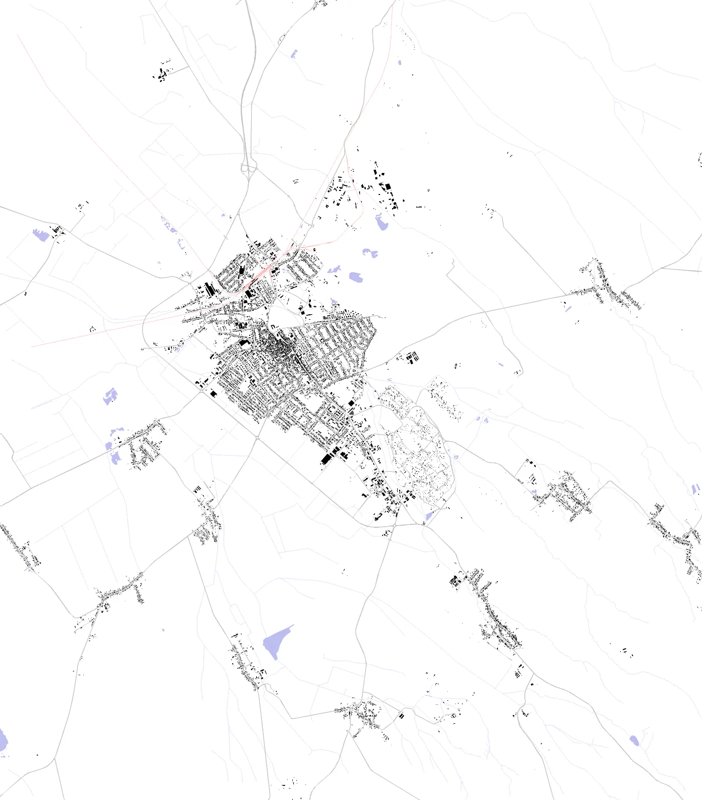 Pápa figure ground plan