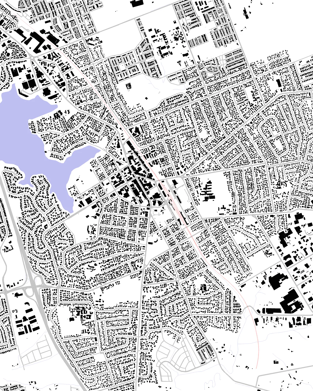 Papakura figure ground plan