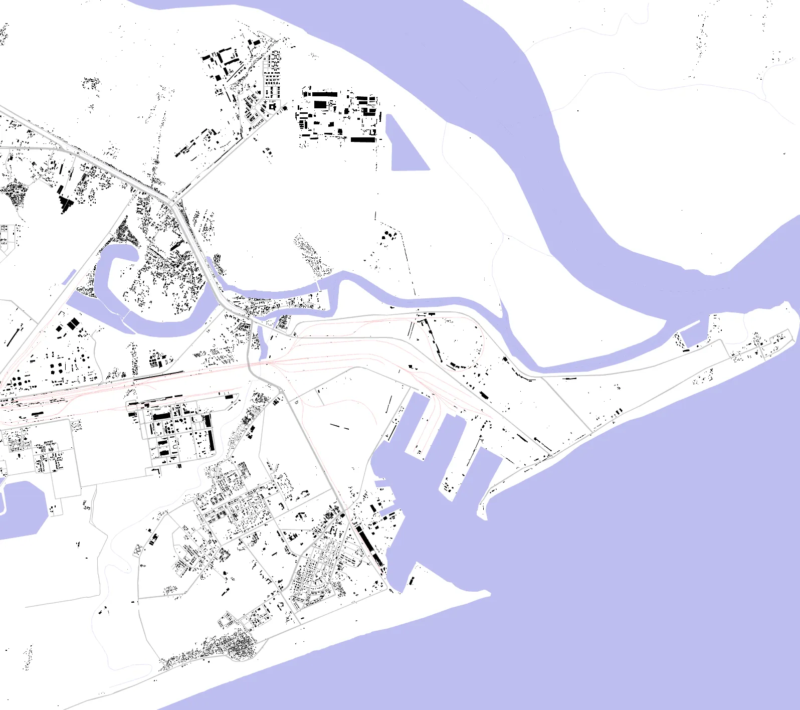 Paradip figure ground plan