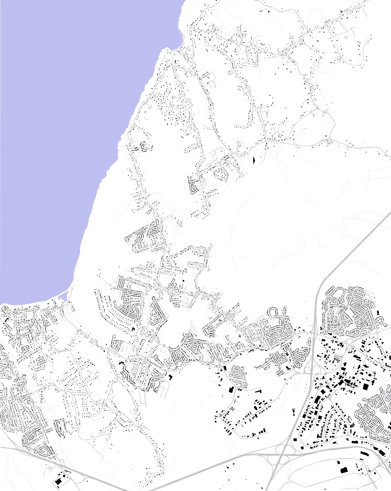 Paradise figure ground plan