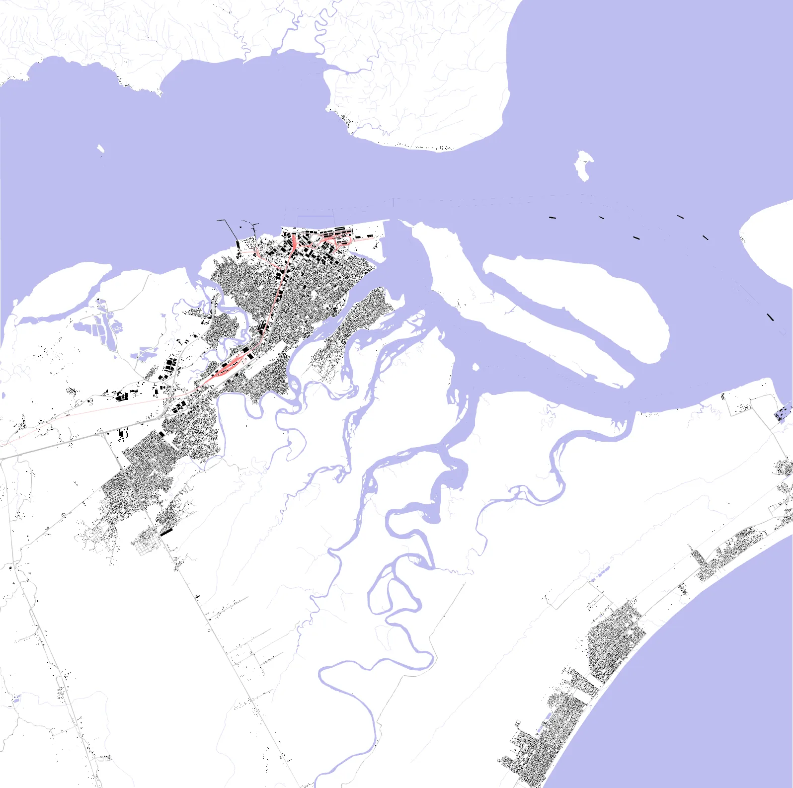 Paranaguá figure ground plan