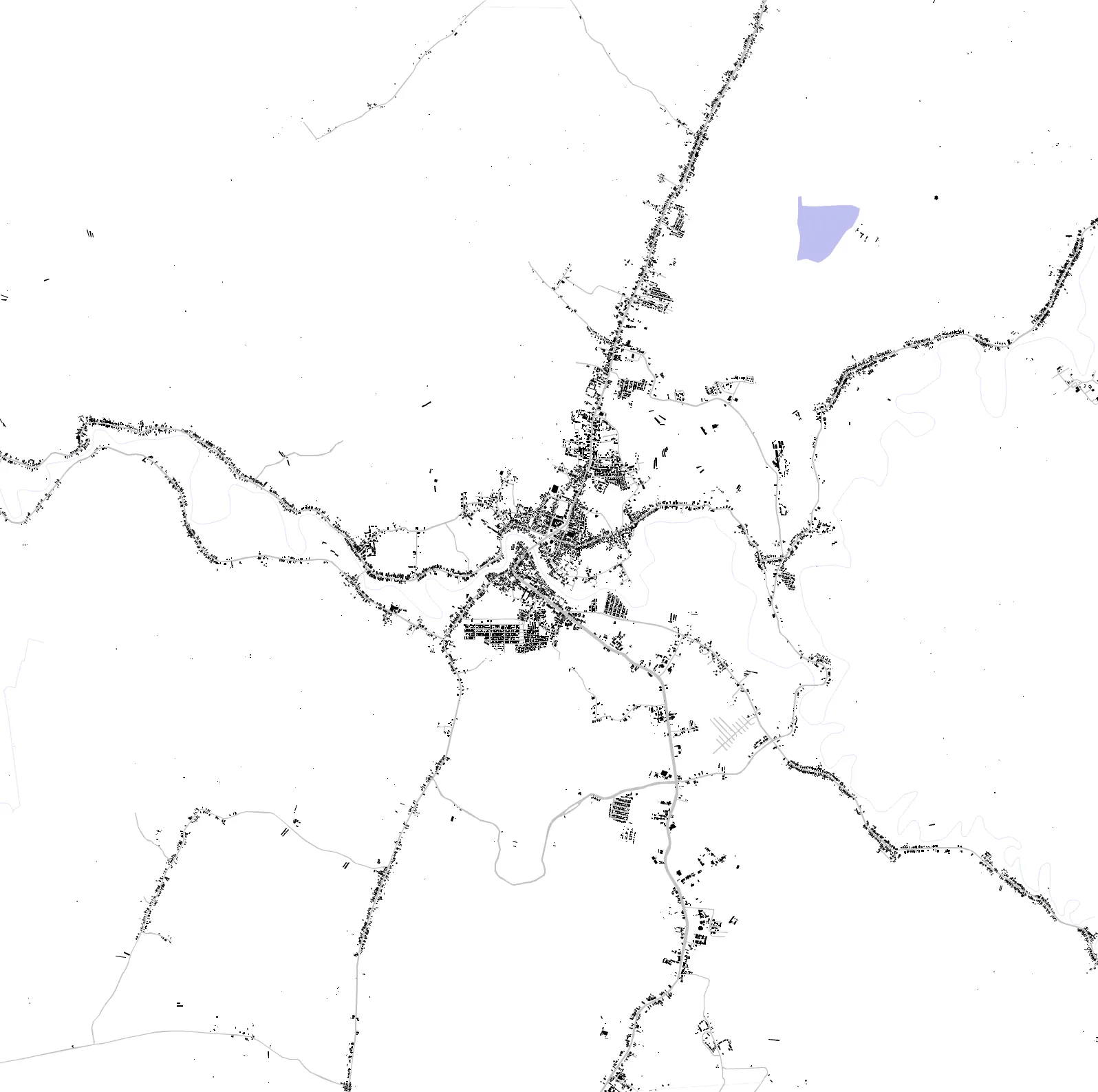 Paringin figure ground plan