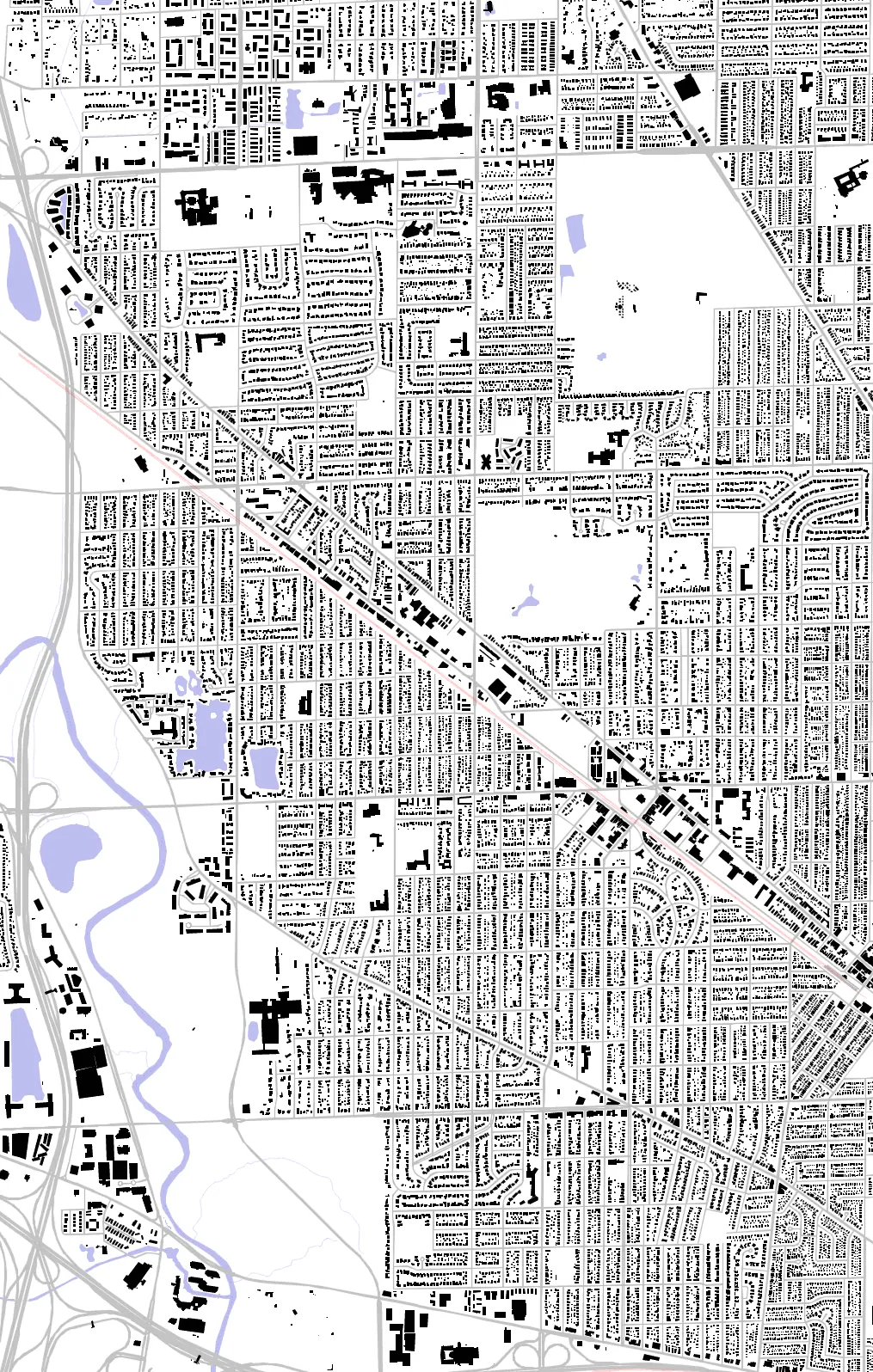Park Ridge figure ground plan