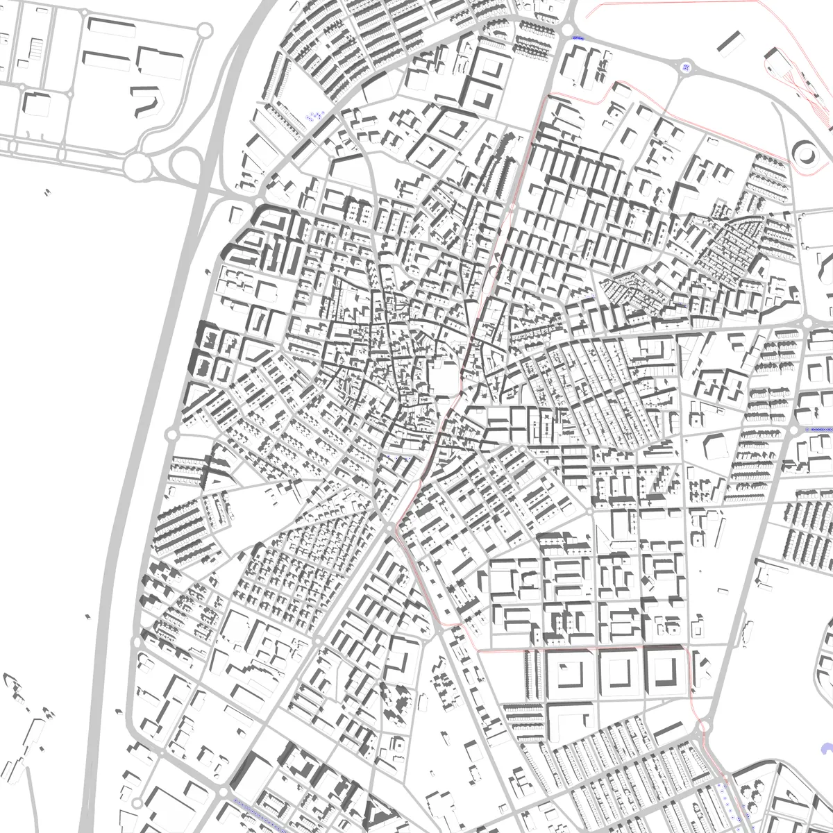 Parla plano de situación (2.5 km)