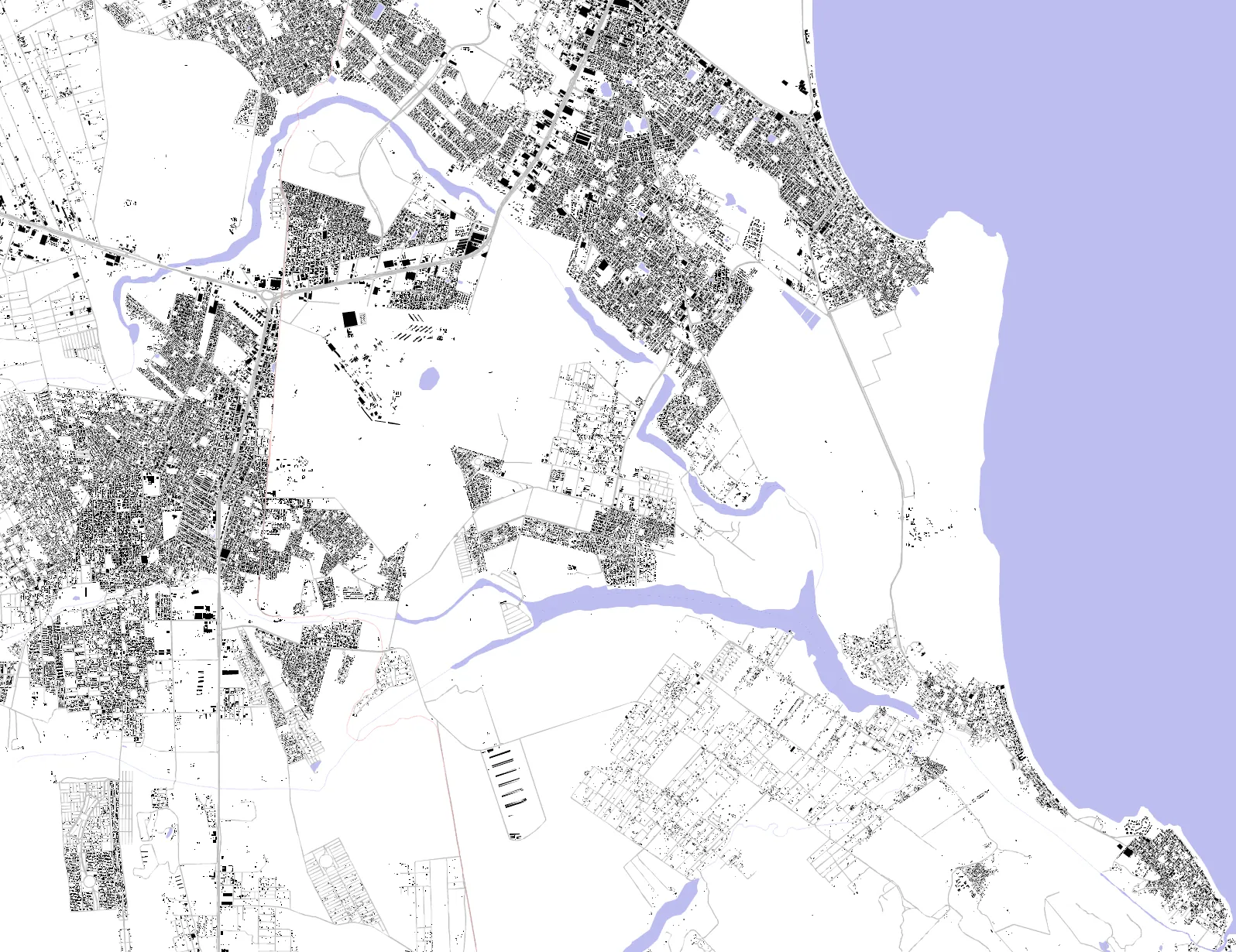 Parnamirim figure ground plan