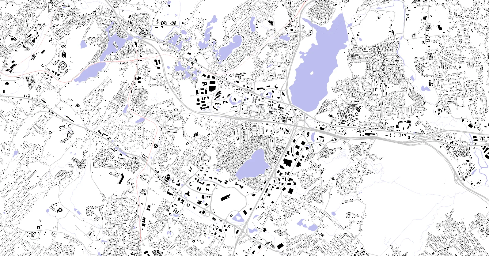 Parsippany-Troy Hills figure ground plan