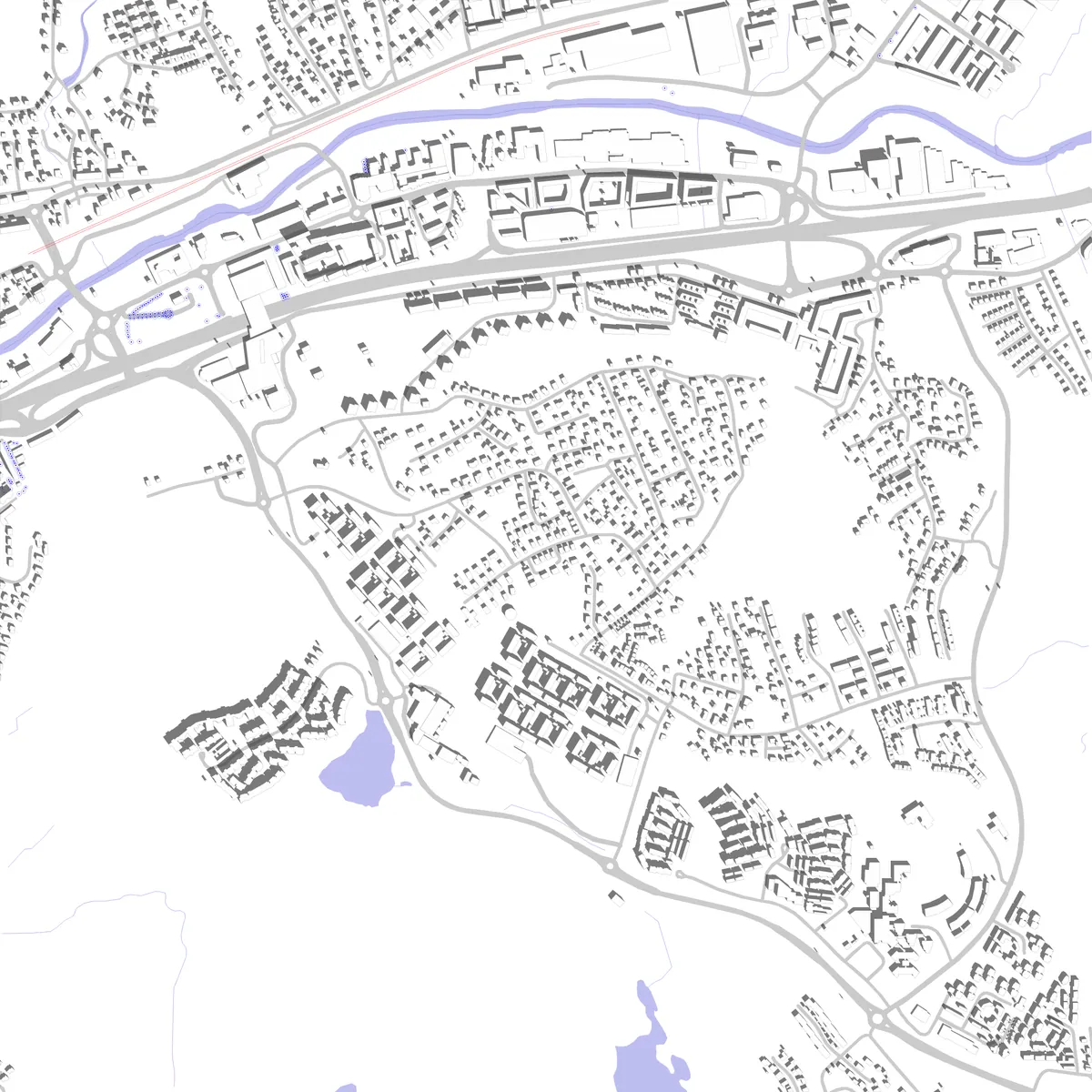 Partille site plan (2.5 km)