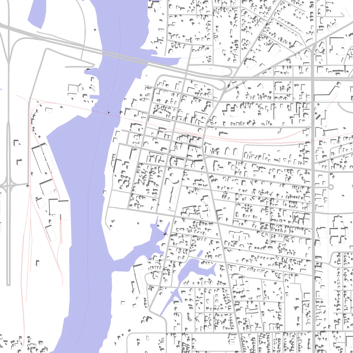 Pascagoula site plan (2.5 km)