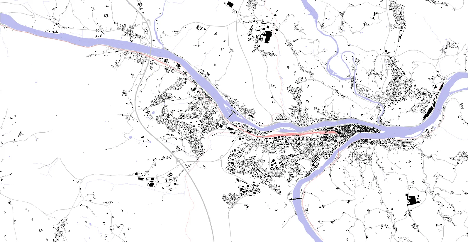 Passau Schwarzplan