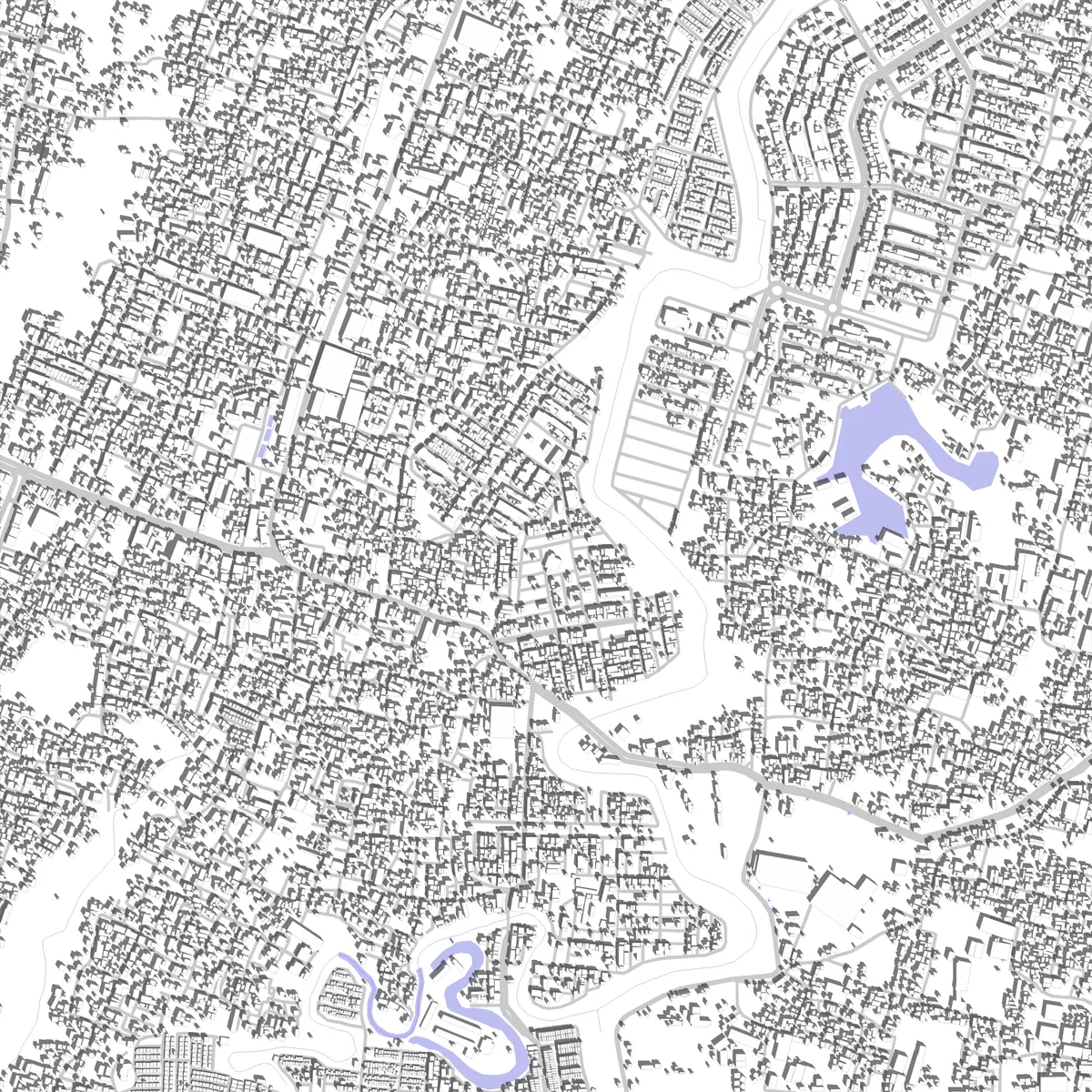 Pasuruan City site plan (2.5 km)