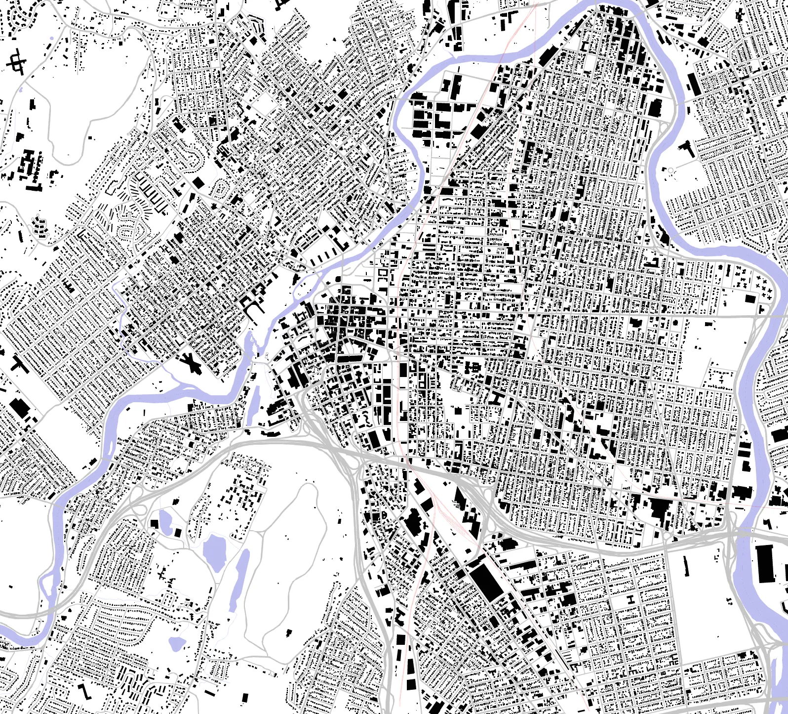 Paterson figure ground plan