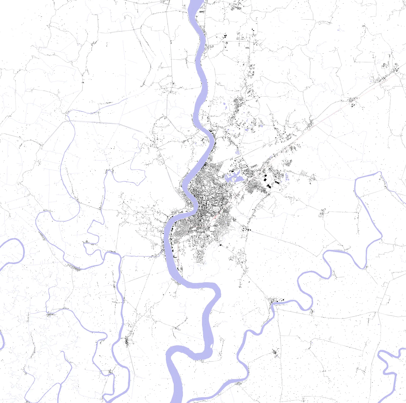 Pathein figure ground plan