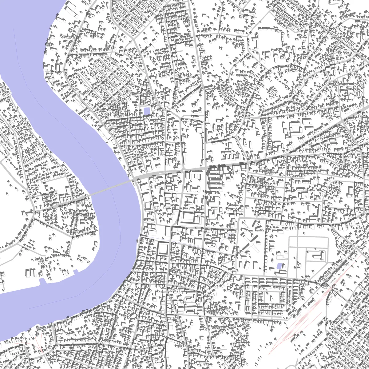 Pathein site plan (2.5 km)