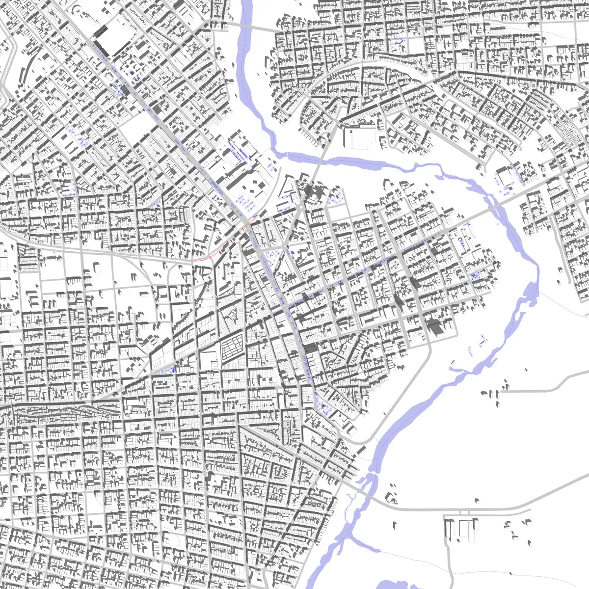Patos site plan (2.5 km)