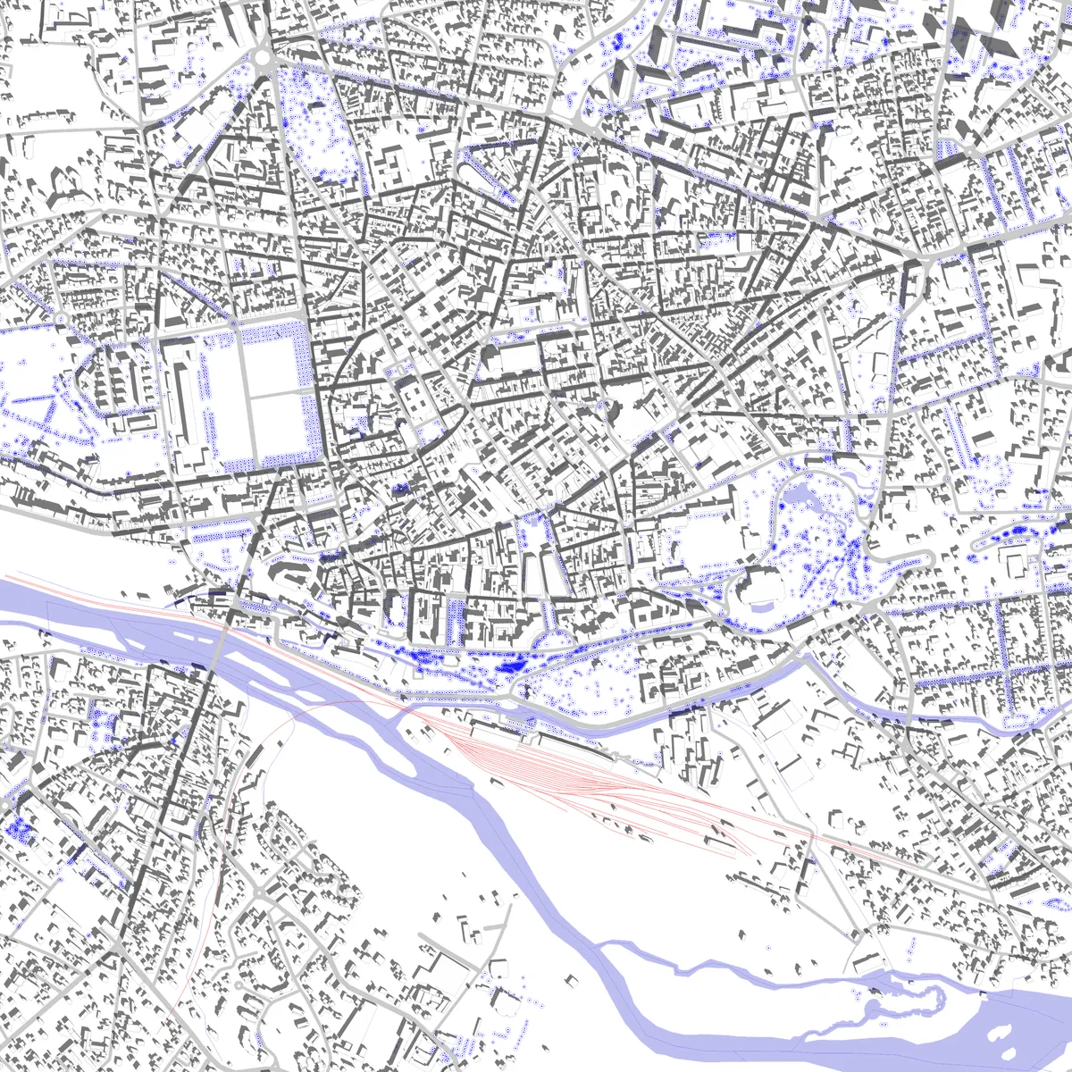 Pau site plan (2.5 km)