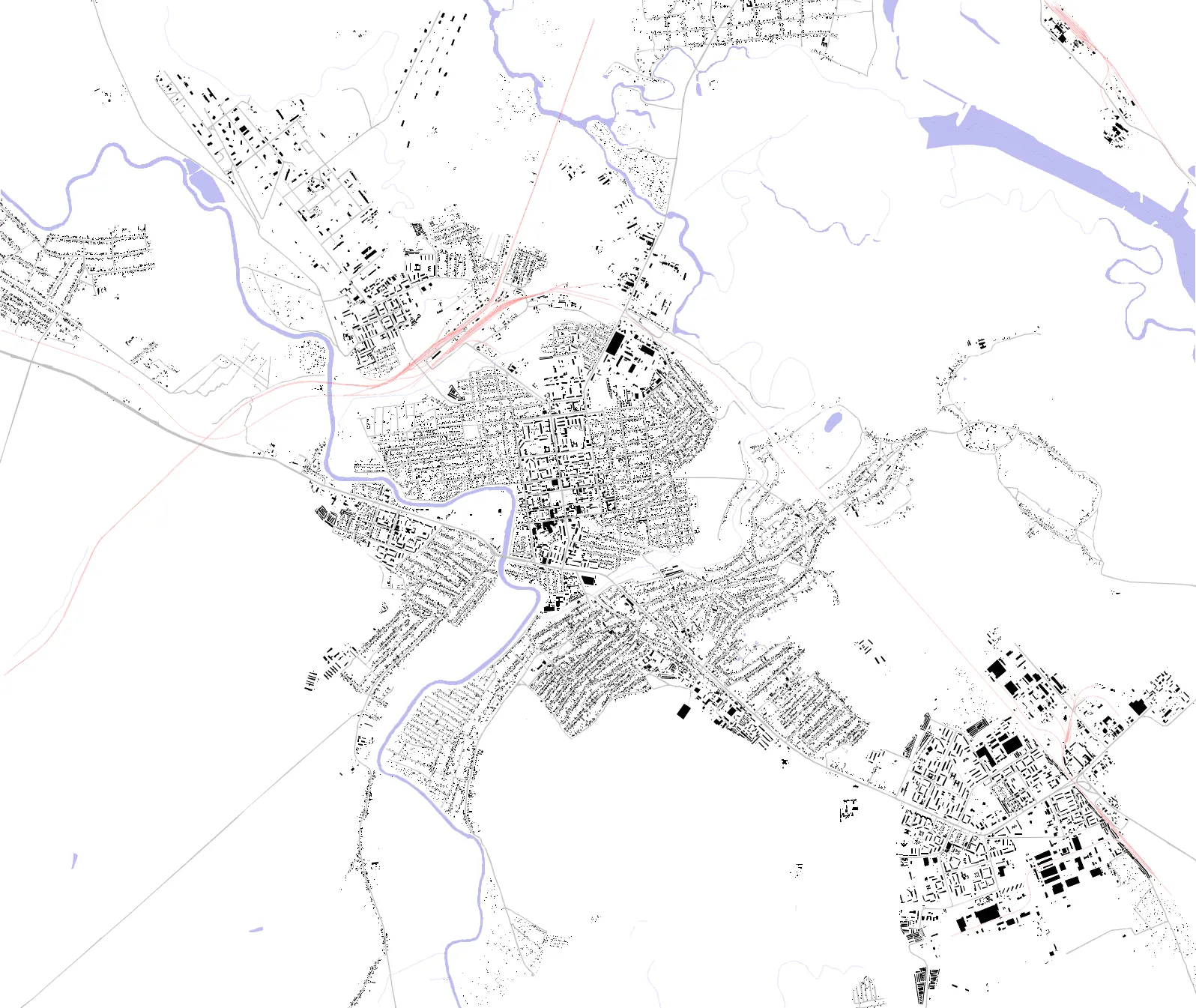 Pavlohrad figure ground plan