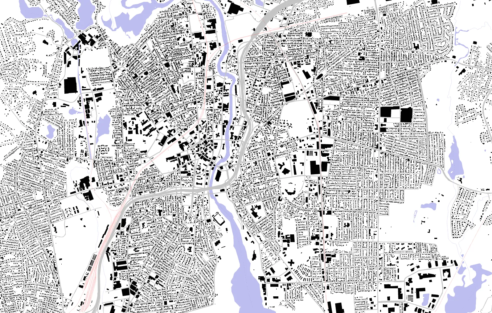 Pawtucket figure ground plan