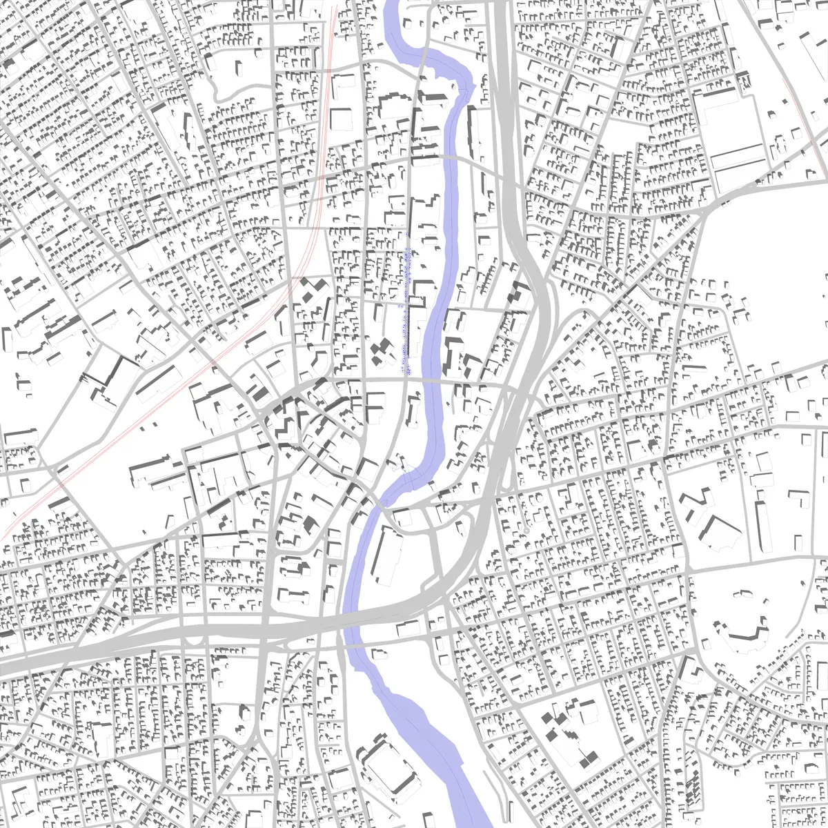 Pawtucket site plan (2.5 km)