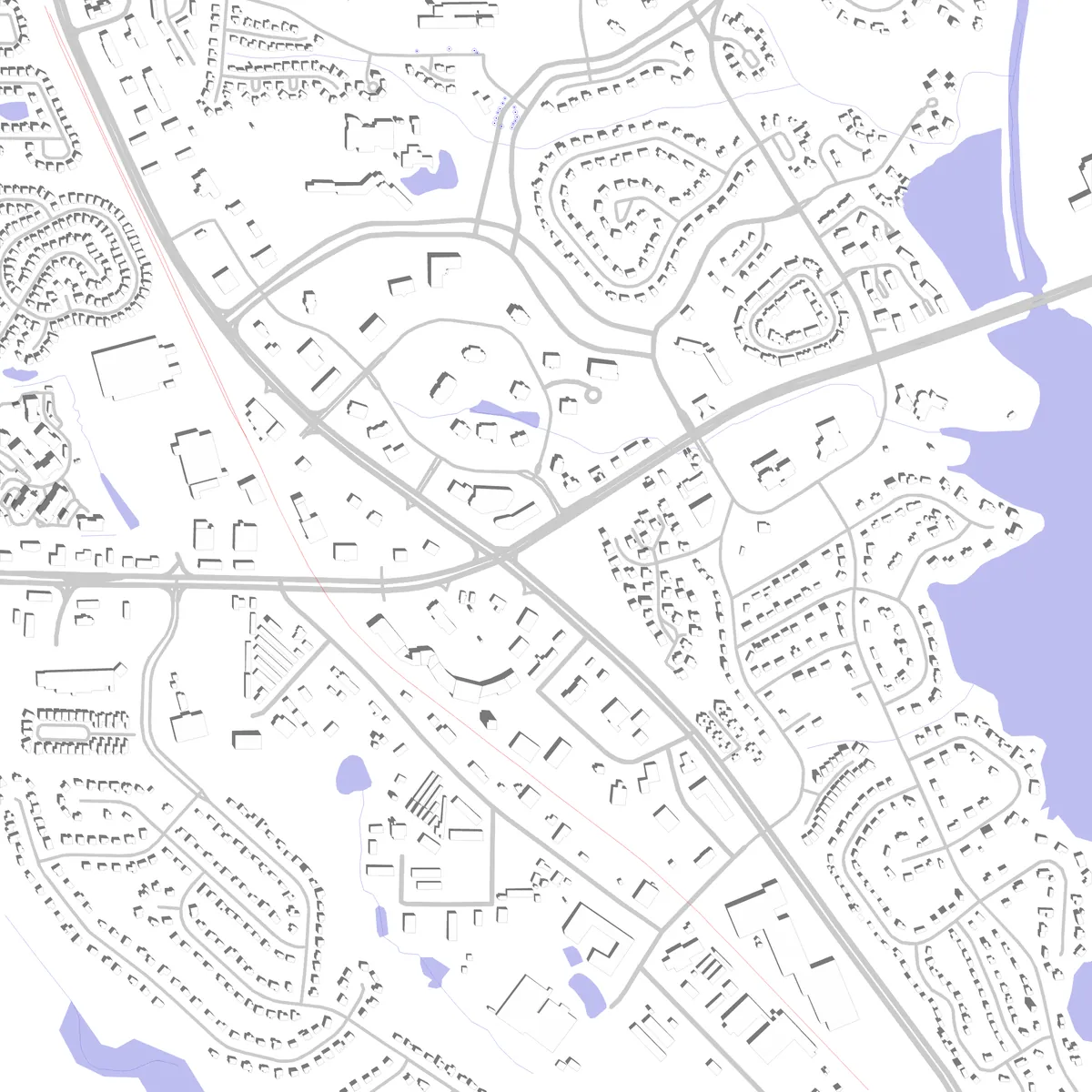 Peachtree City site plan (2.5 km)