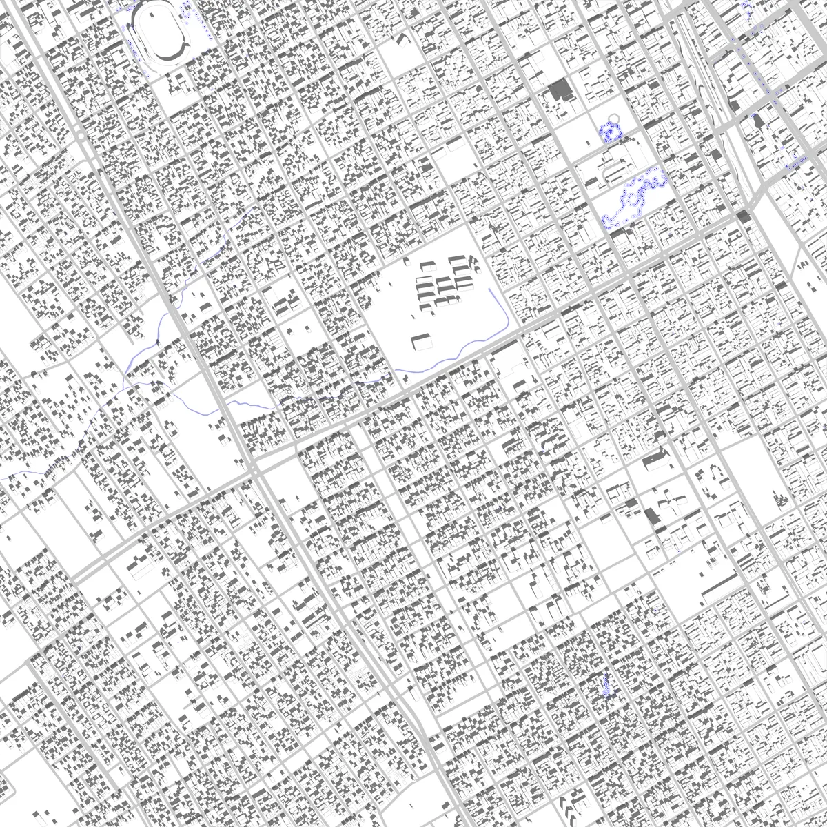 Pedro Juan Caballero site plan (2.5 km)