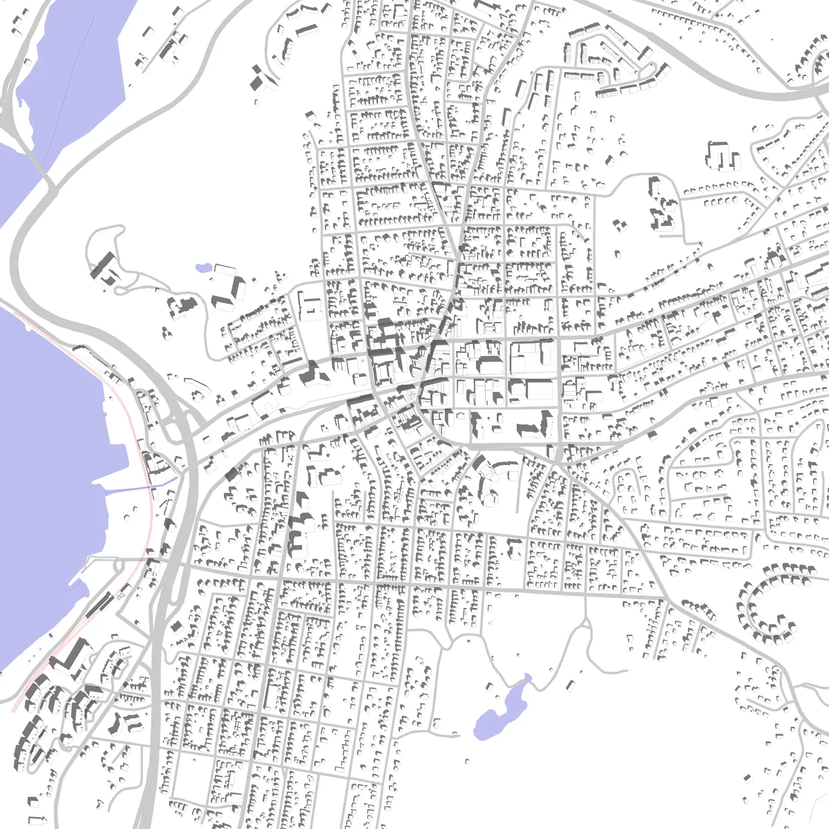 Peekskill Site Plan | ready-to-draw layered vectors | CAD ATLAS