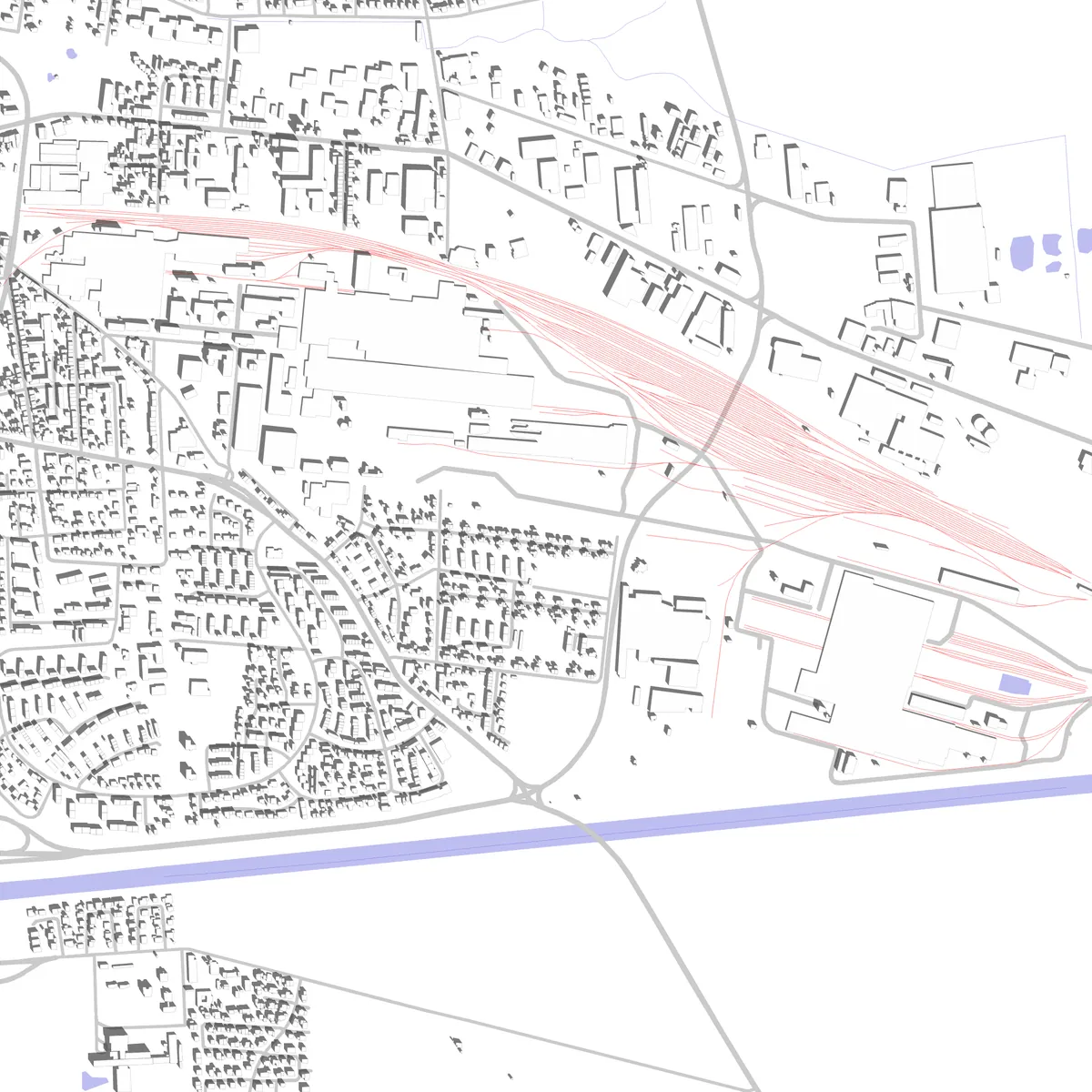 Peine Lageplan (2,5 km)