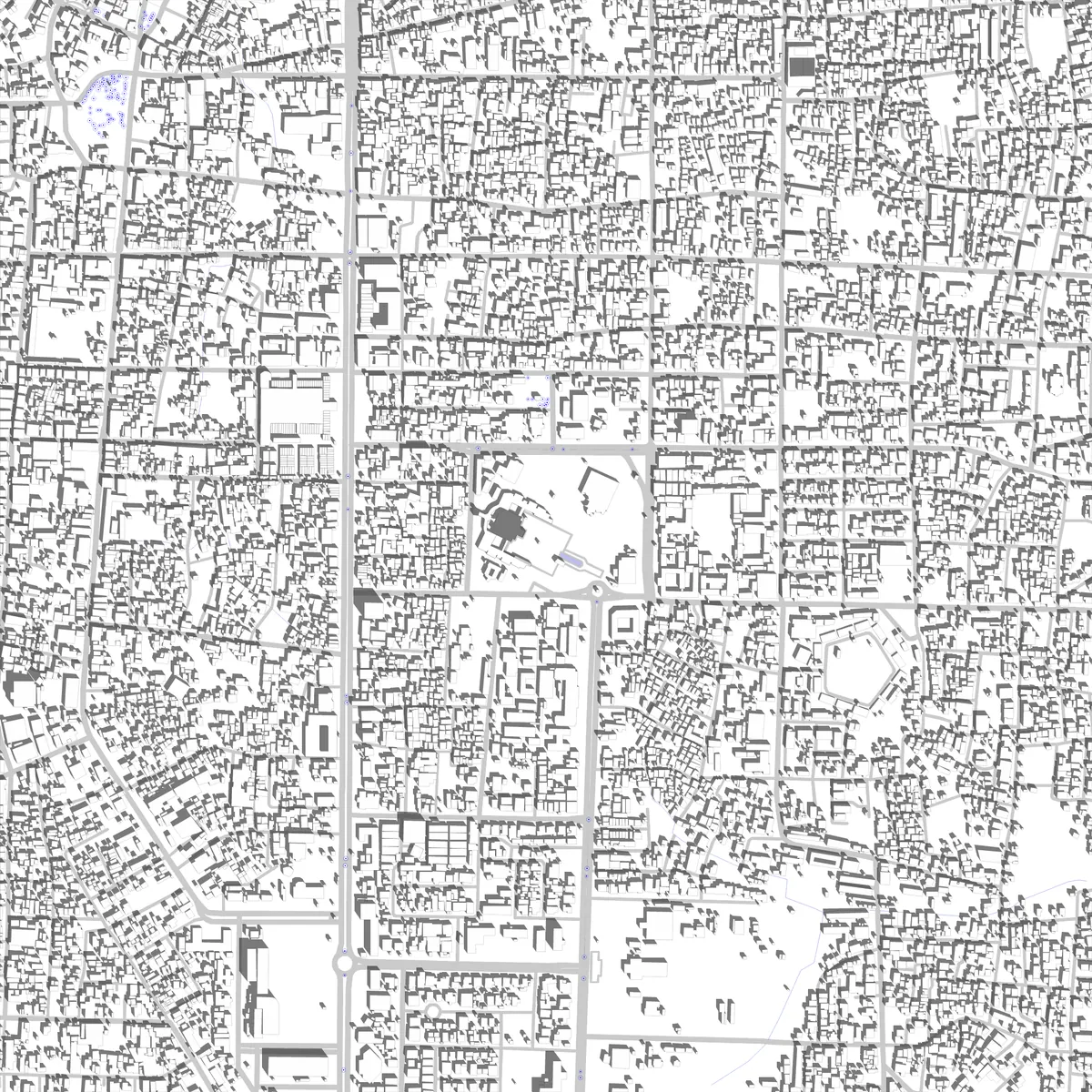 Pekanbaru site plan (2.5 km)