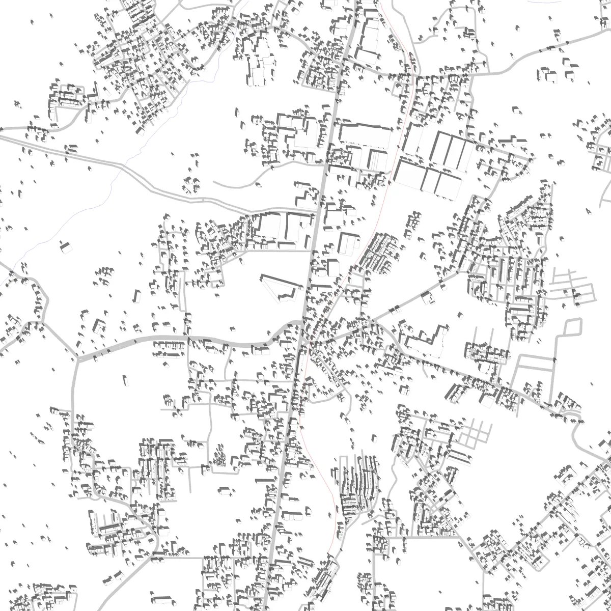 Pematangsiantar site plan (2.5 km)