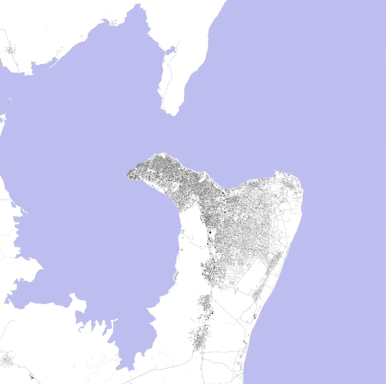 Pemba figure ground plan