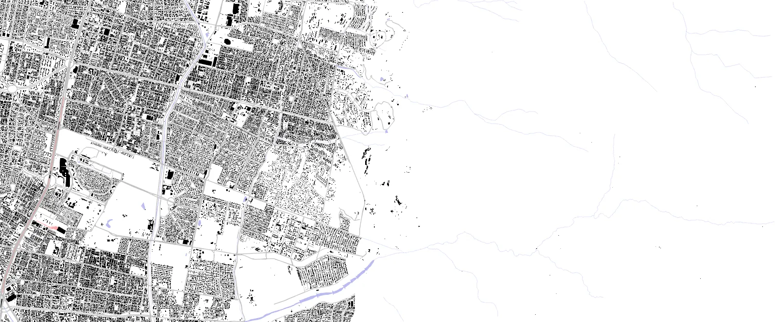 Peñalolén figure ground plan